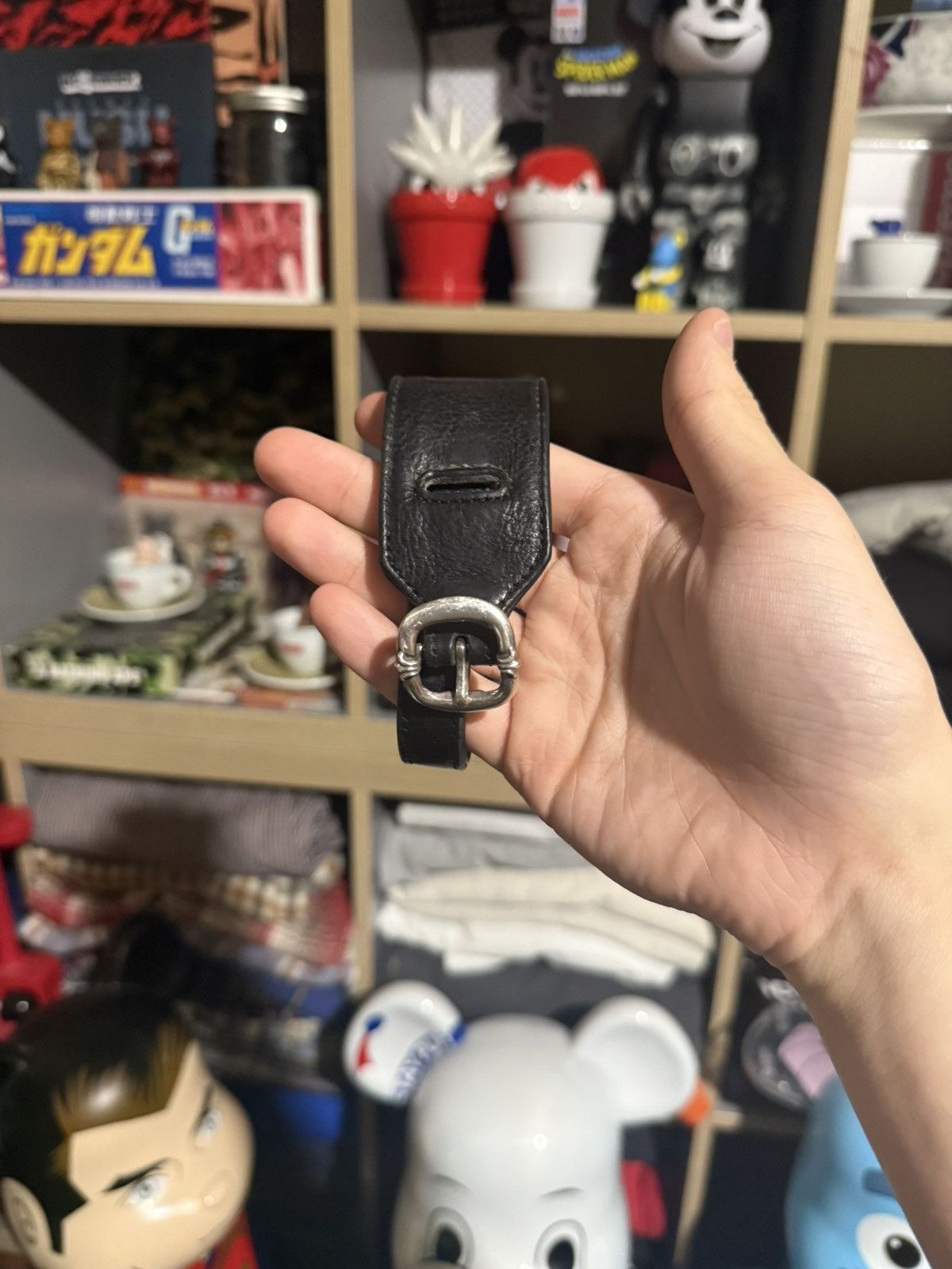 Chrome Hearts Chrome Hearts Tiny Buckle Leather Bracelet | Grailed