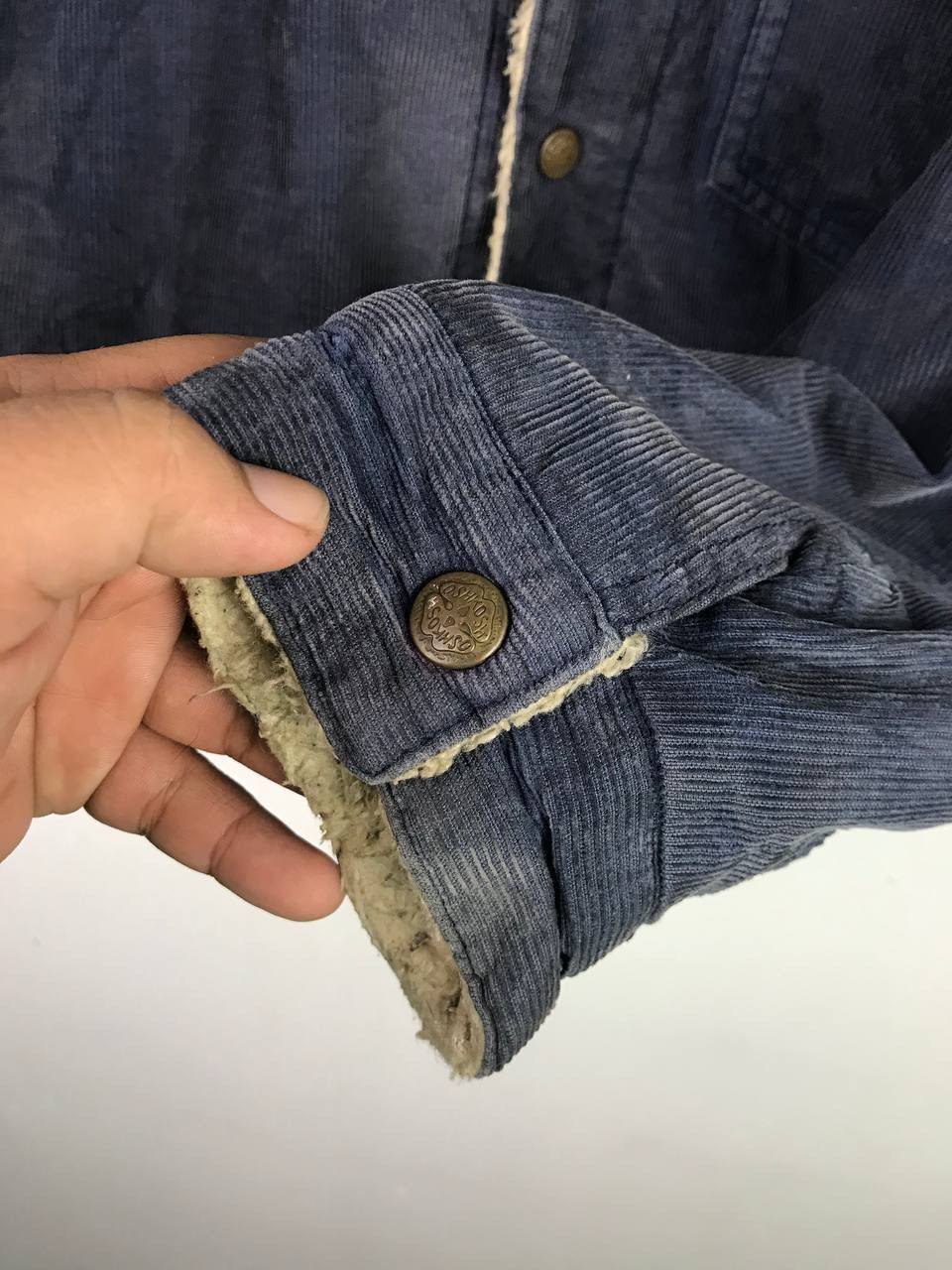 Oshkosh Vintage Sunfaded Oshkosh Worker Corduroy Mohair Jacket Size US L / EU 52-54 / 3 - 8 Thumbnail