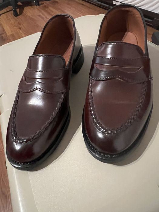 Alden Allen Edmonds Randolph Shell Cordovan Penny Loafer | Grailed