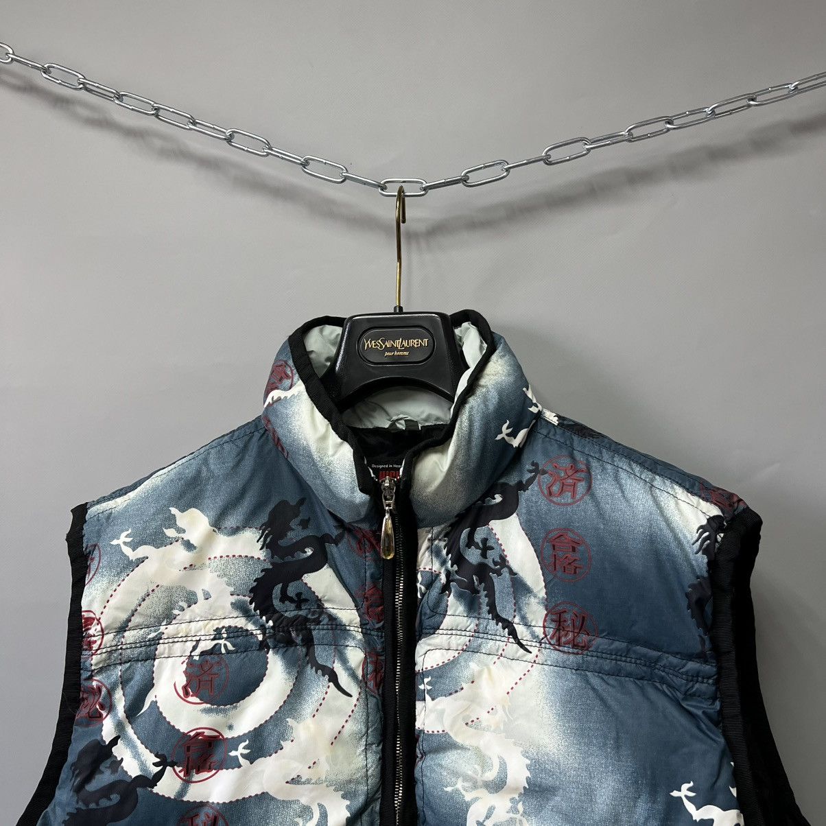 Vintage High Society by R.Engel Vintage Rare Down Vest y2k japan Size US L / EU 52-54 / 3 - 8 Thumbnail