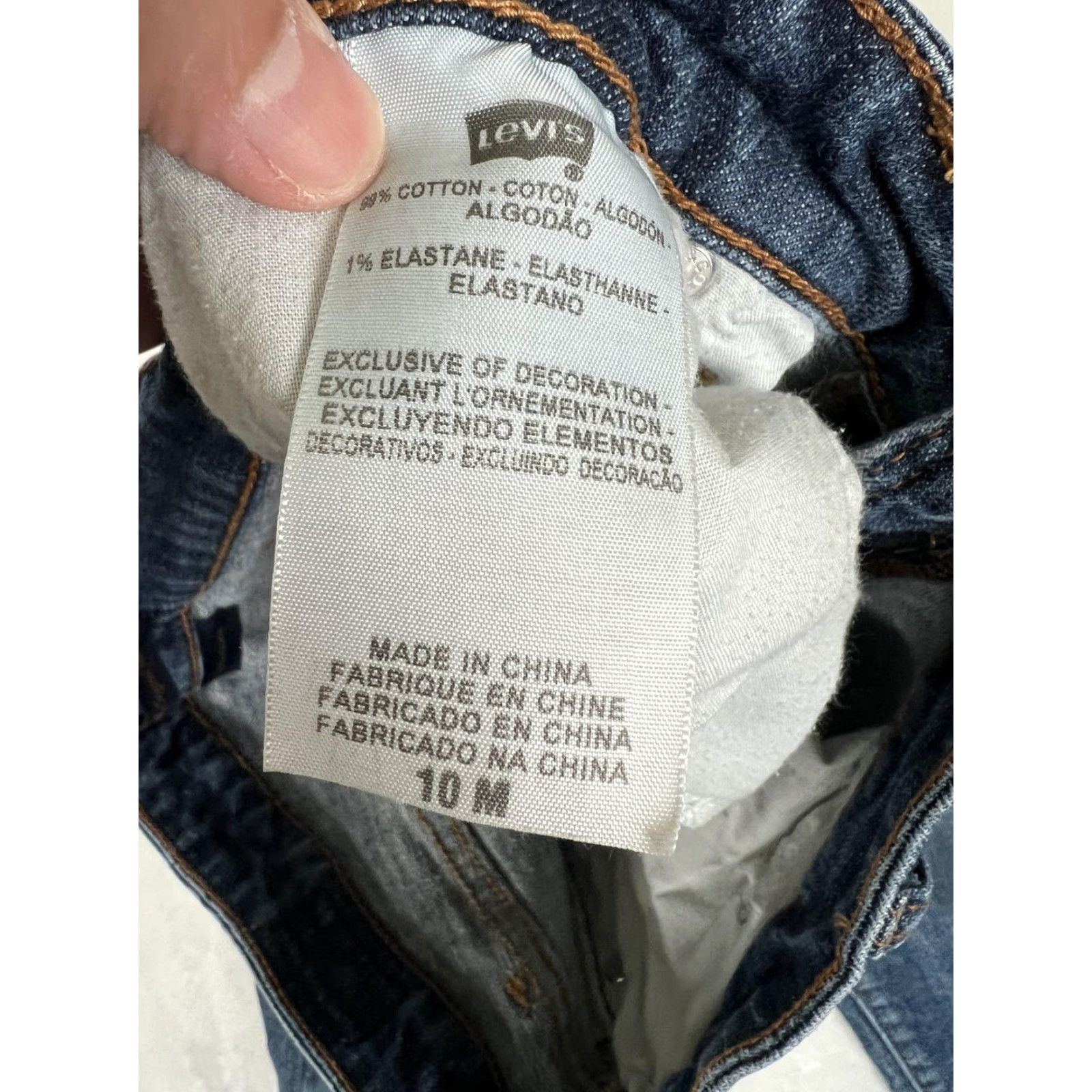 Levi's Levi's Mid Rise Skinny Jeans Womens 10 Blue Medium Wash Denim Slim Stretch Pocketed 5-Pocket Classic Zip Womens Size 32" / US 10 / IT 46 - 5 Thumbnail