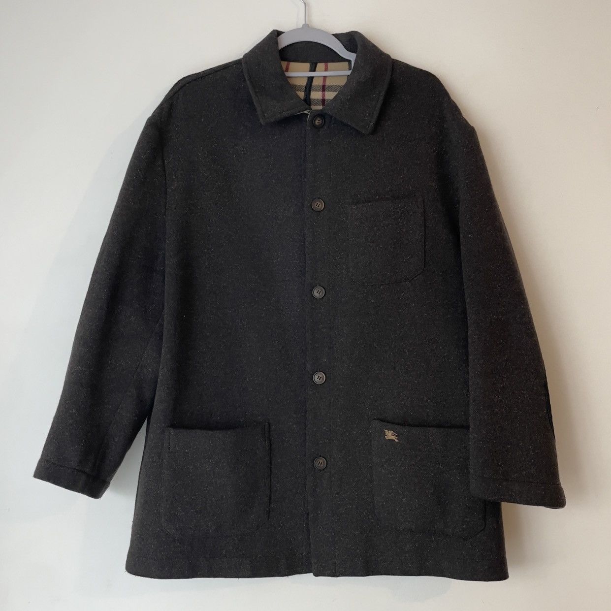 Burberry Vintage Burberry Coat Size US XL / EU 56 / 4 - 2 Thumbnail