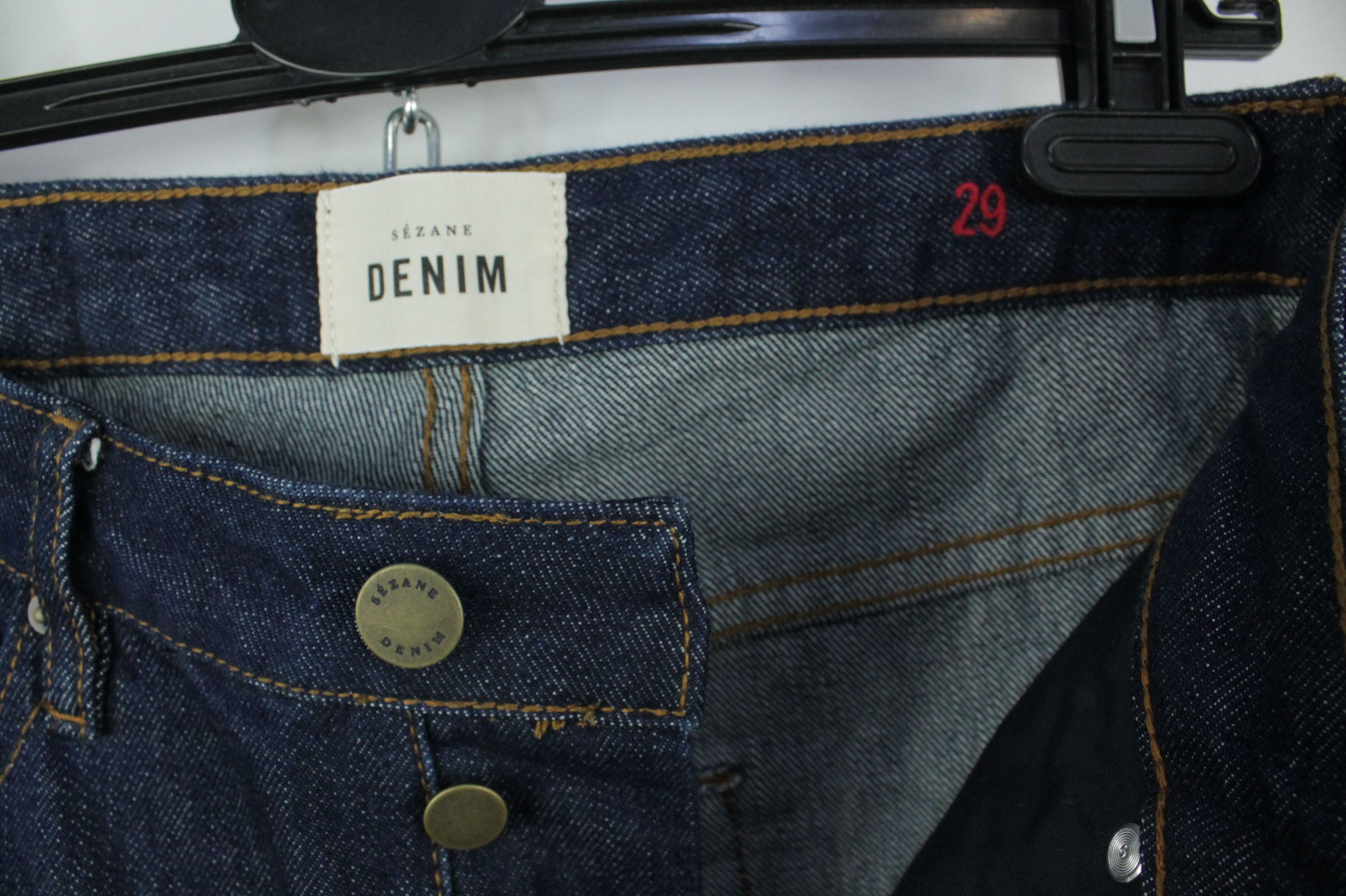 Sezane Sezane Paris Indigo Denim High Waist Brut Sexy Jeans Size 29" - 4 Thumbnail