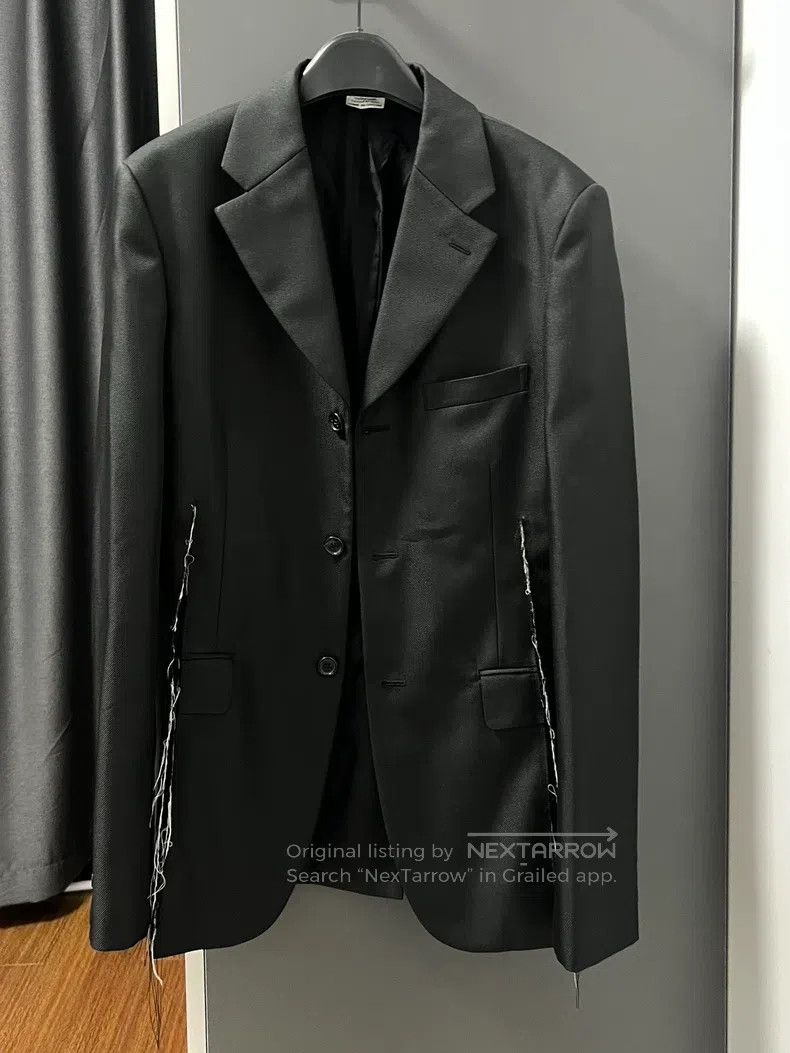 Comme Des Garcons Ripped blazer jacket