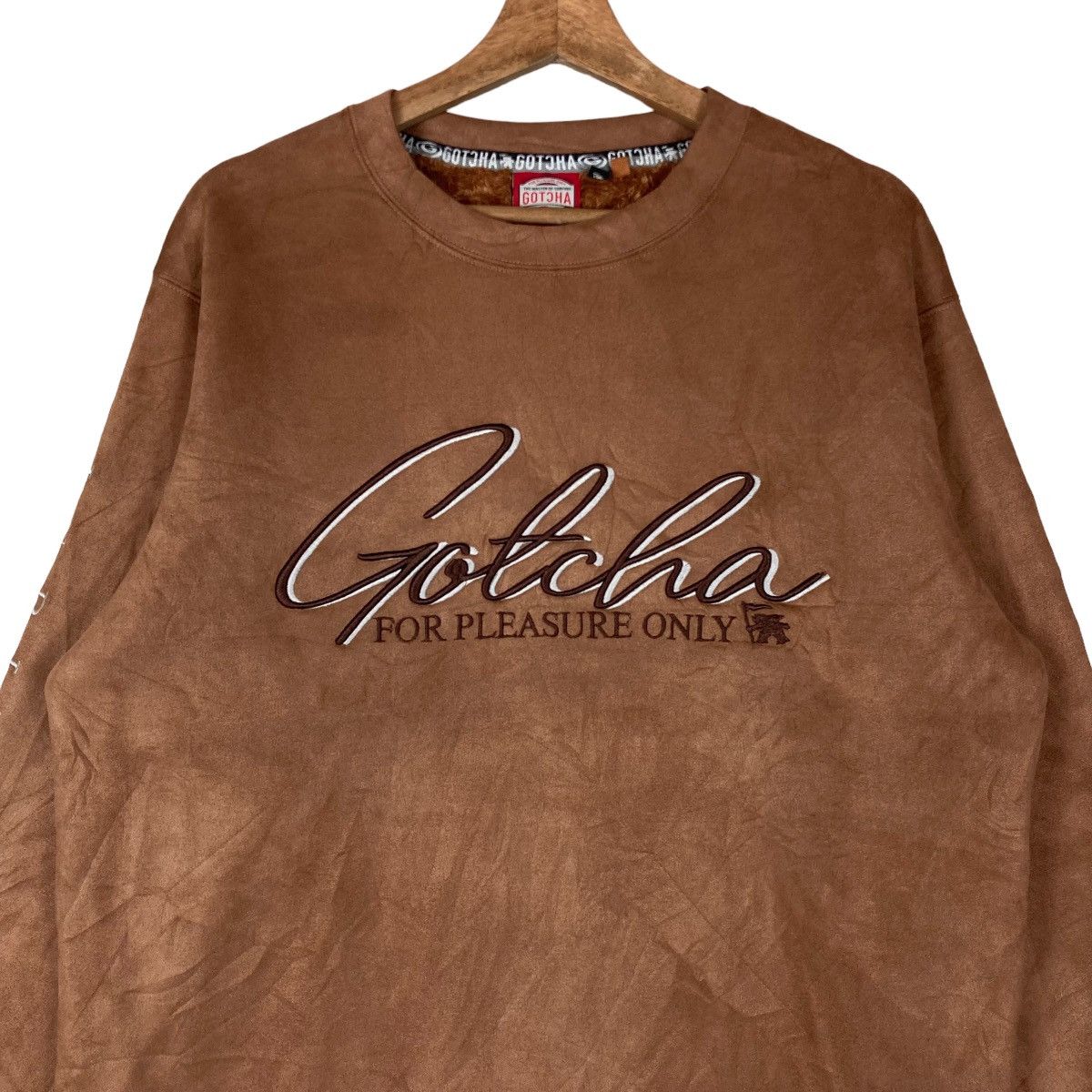 Gotcha Vintage Gotcha Spell Out Pullover Jumper Fleece Sweatshirt Size US L / EU 52-54 / 3 - 2 Thumbnail