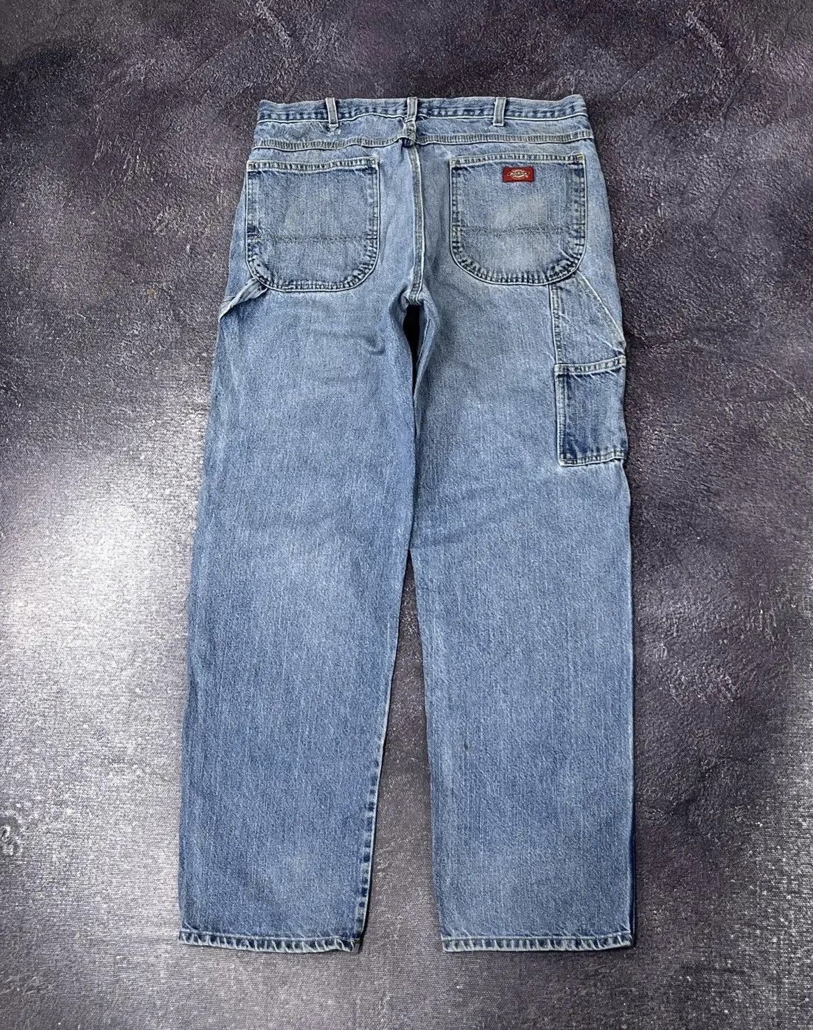 Dickies × Vintage Vintage Dickies Light Blue Work Denim Hype Baggy Jeans Size US 36 / EU 52 - 1 Thumbnail