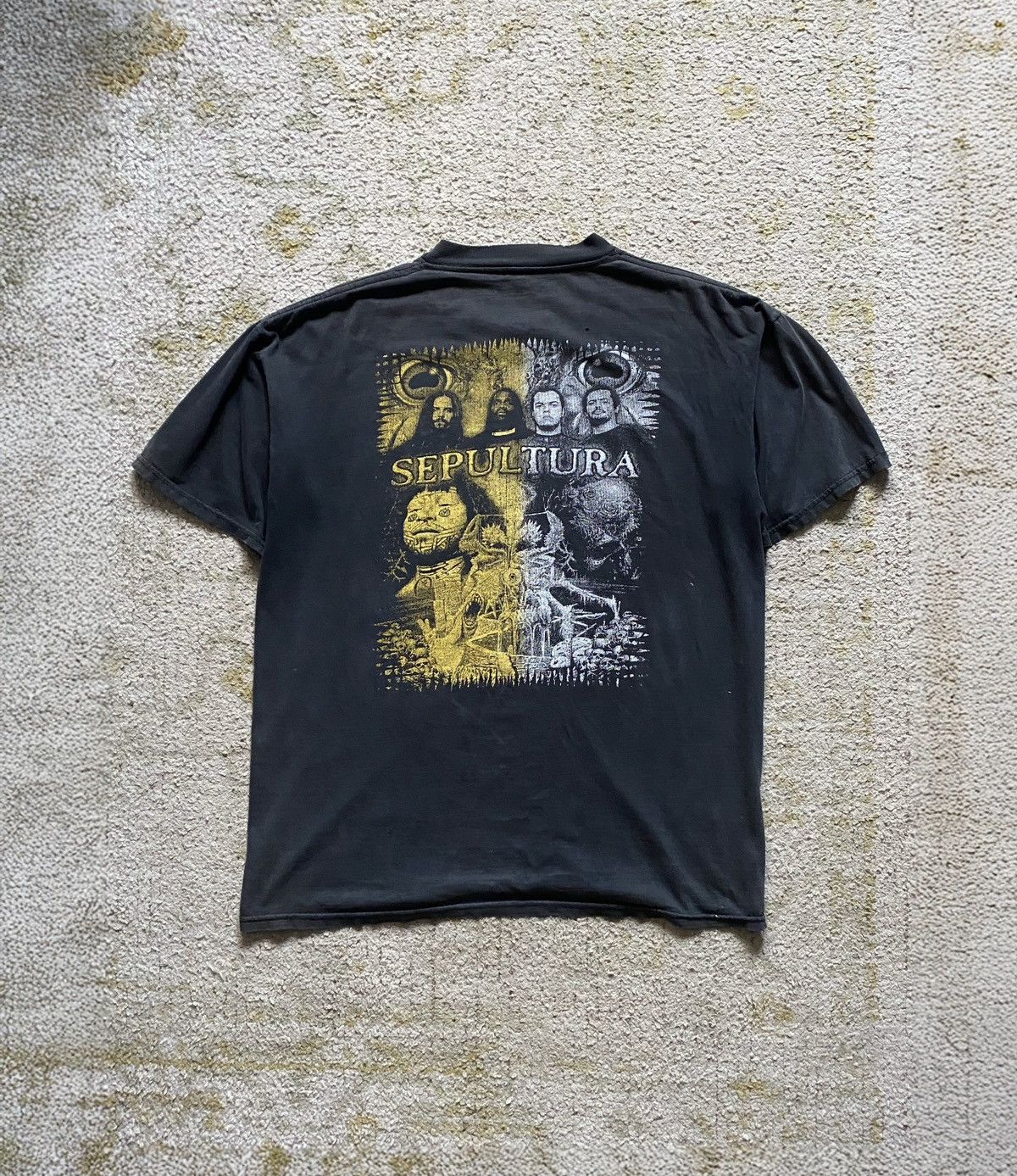 Band Tees Vintage 90’s Sepultura Mexican Bootleg Shirt Size US L / EU 52-54 / 3 - 2 Thumbnail