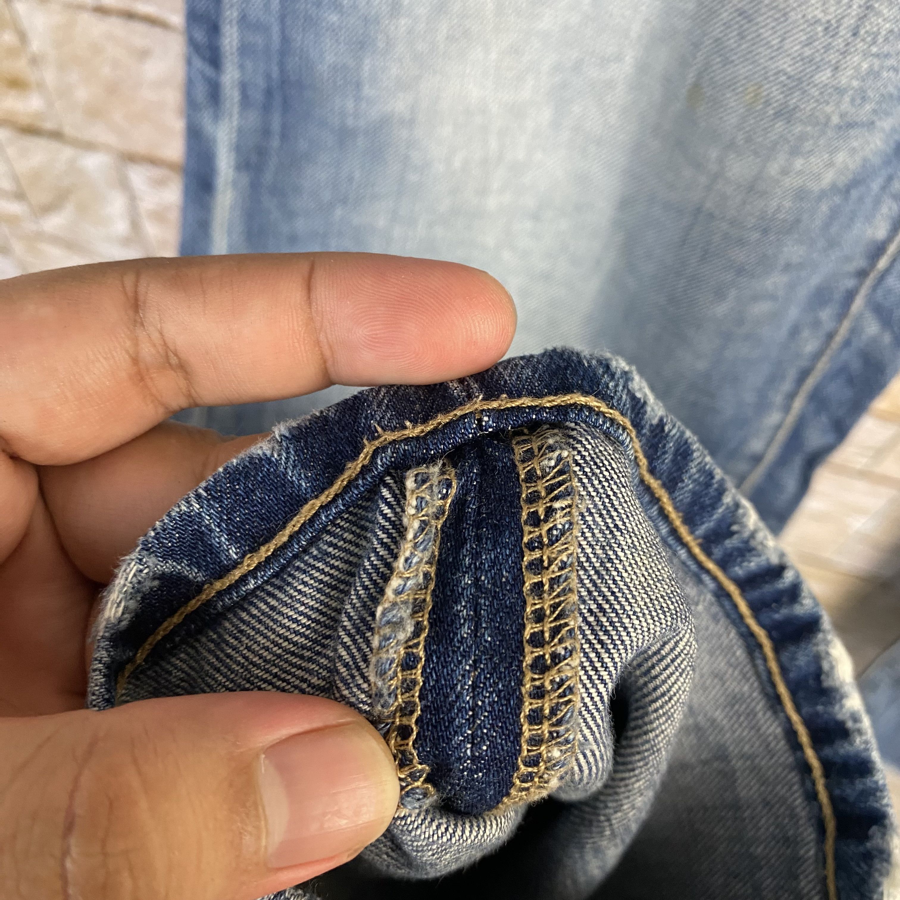 Uniqlo Uniqlo Blue japan vintage faded Denim Pants #7586 Size US 33 - 12 Thumbnail
