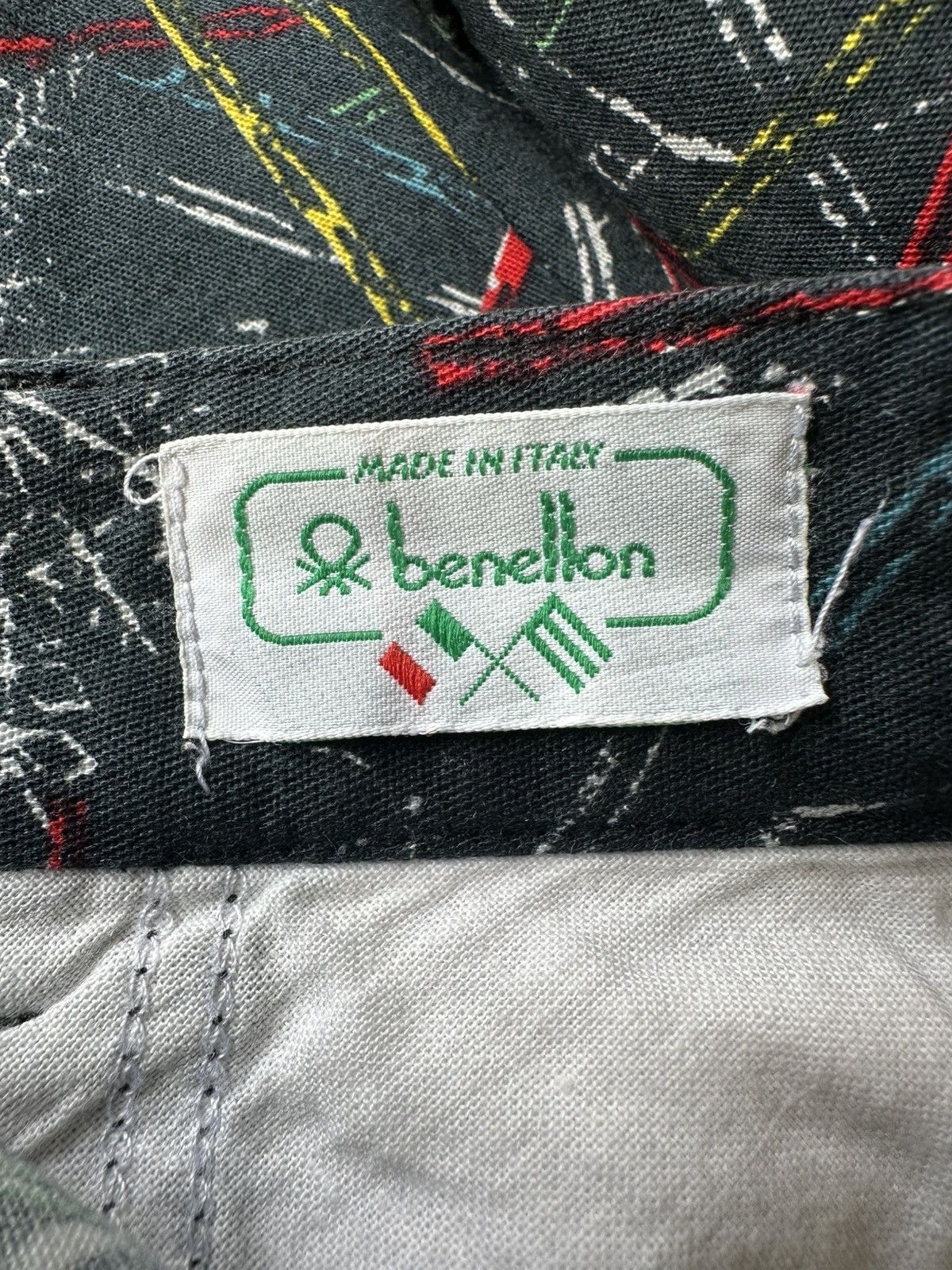 Vintage 70's vintage BENETTON Italy printed pants Size US 28 / EU 44 - 11 Thumbnail