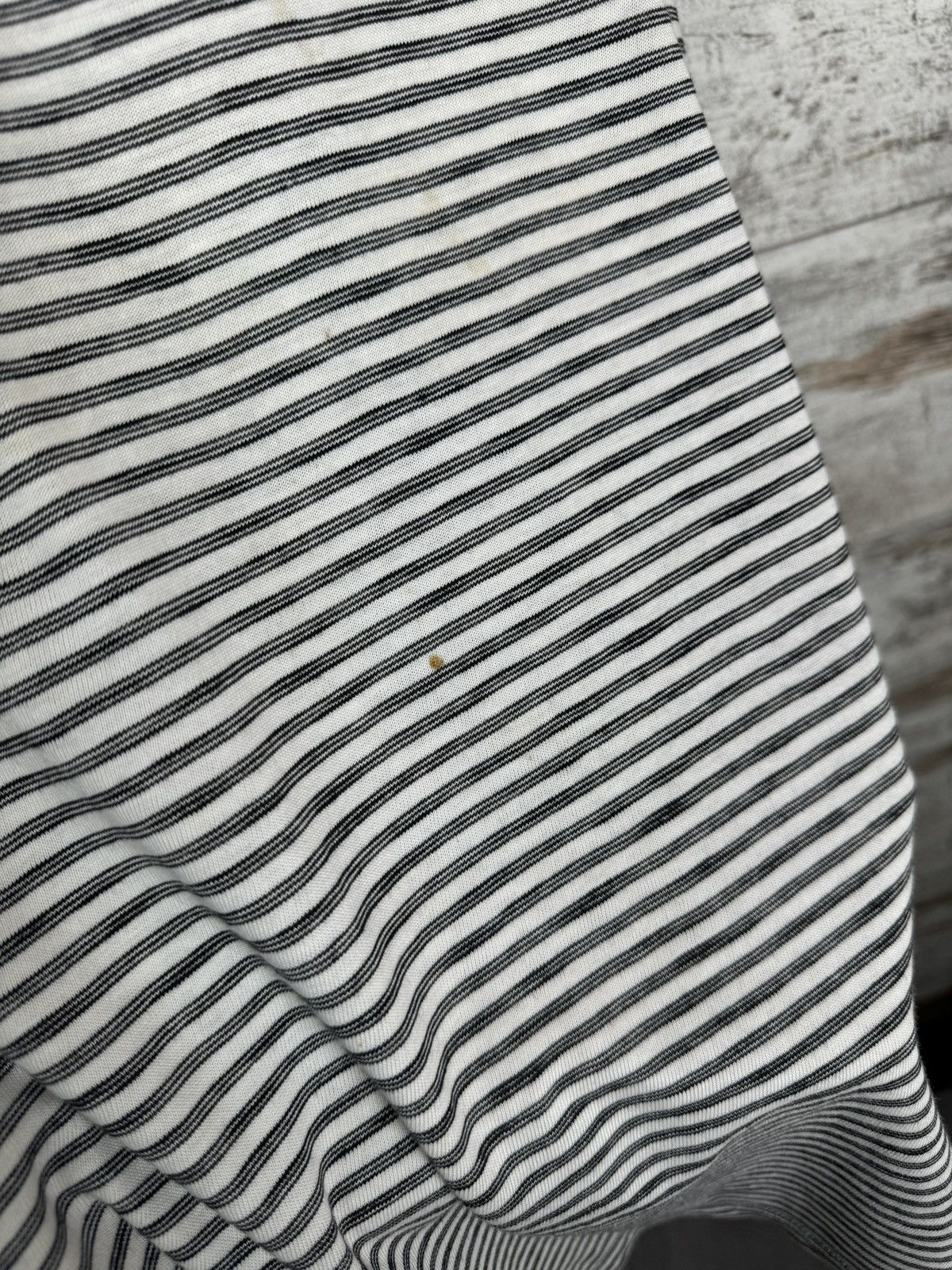 Allsaints Mens Vintage AllSaints BURNER STRIPE SS CREW T-shirt tee y2k Size US M / EU 48-50 / 2 - 9 Thumbnail