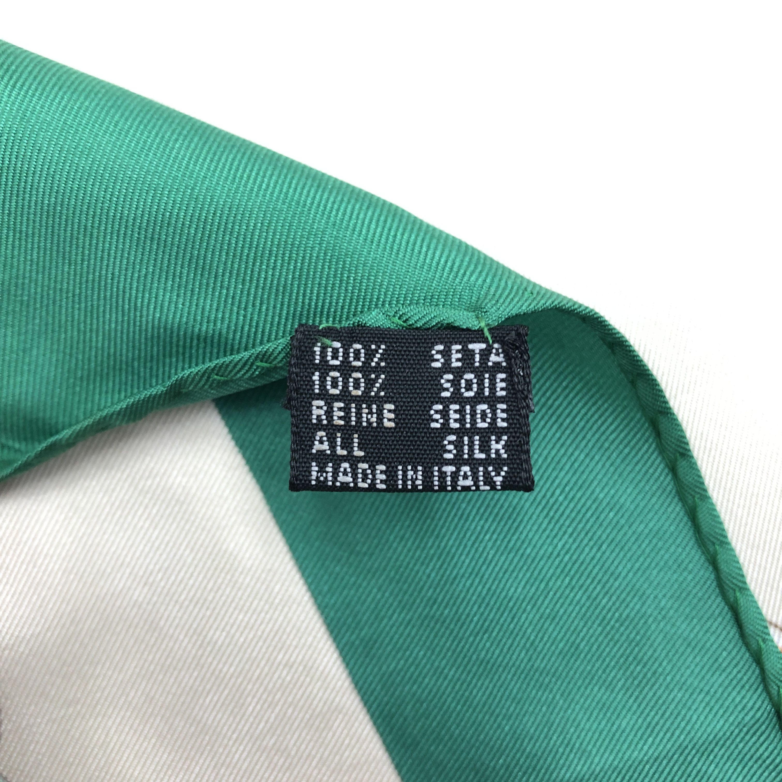 Courreges × Vintage Vintage Courreges SILK Scarf Twill Stole Wraps Scarves Size ONE SIZE - 16 Thumbnail