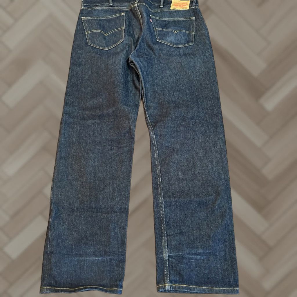 Levi's Levi's 505 Jeans Mens 40x32 Straight Leg Stretch Denim | 5-Pocket Blue Regular Rise Mid 40 Regular Mens Jeans Size US 40 / EU 56 - 1 Thumbnail