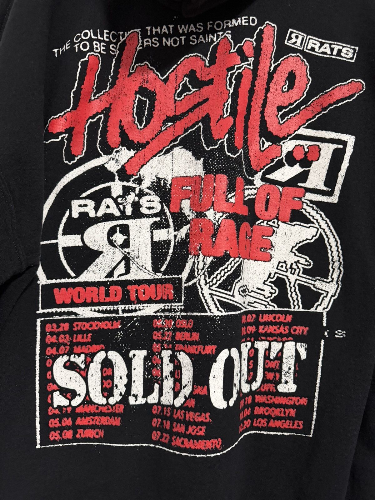 RATS JAPAN Rats culture kings tour hoodie. Size US XXL / EU 58 / 5 - 5 Thumbnail