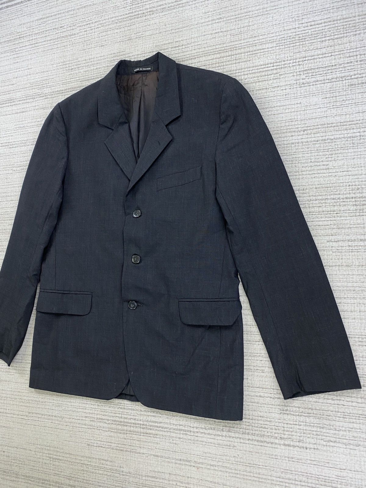 agnes b. 🔥 Agnes B. Made in France Black Blazer Jacket Size US M / EU 48-50 / 2 - 4 Thumbnail