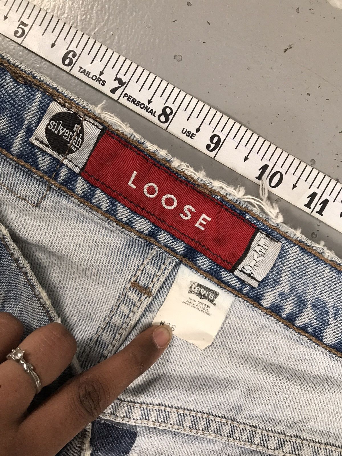 Levi's Vintage Levi’s Strauss & co silver tab loose denim jort Size US 36 / EU 52 - 7 Thumbnail
