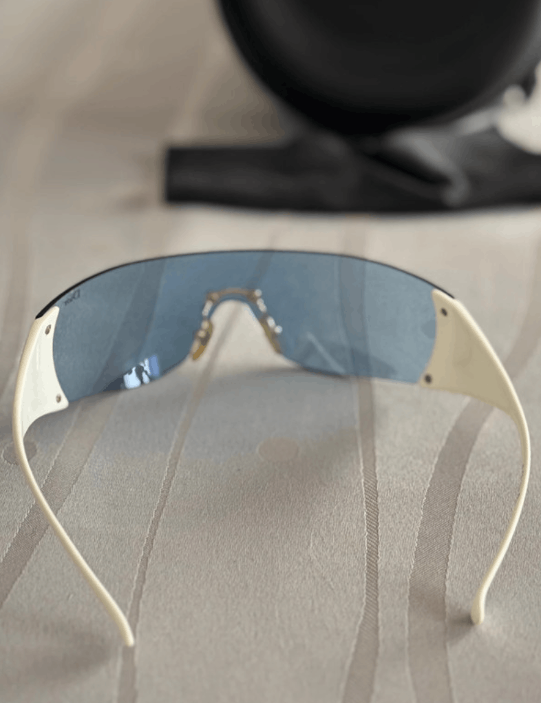 Dior DIOR Sunglasses Ski Shield Wrap Rimless Motard Pop Vintage Size ONE SIZE - 3 Thumbnail