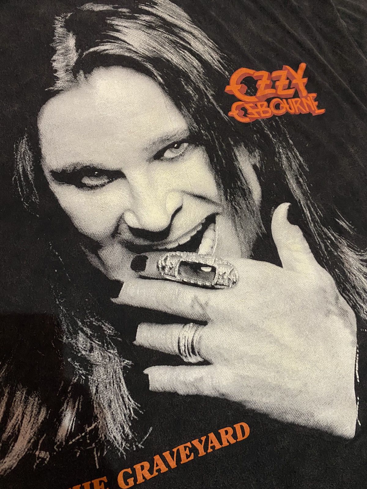 Band Tees × Vintage 🔥RARE🔥 Ozzy osbourne Black Sabbath band boot tee Size US L / EU 52-54 / 3 - 6 Thumbnail