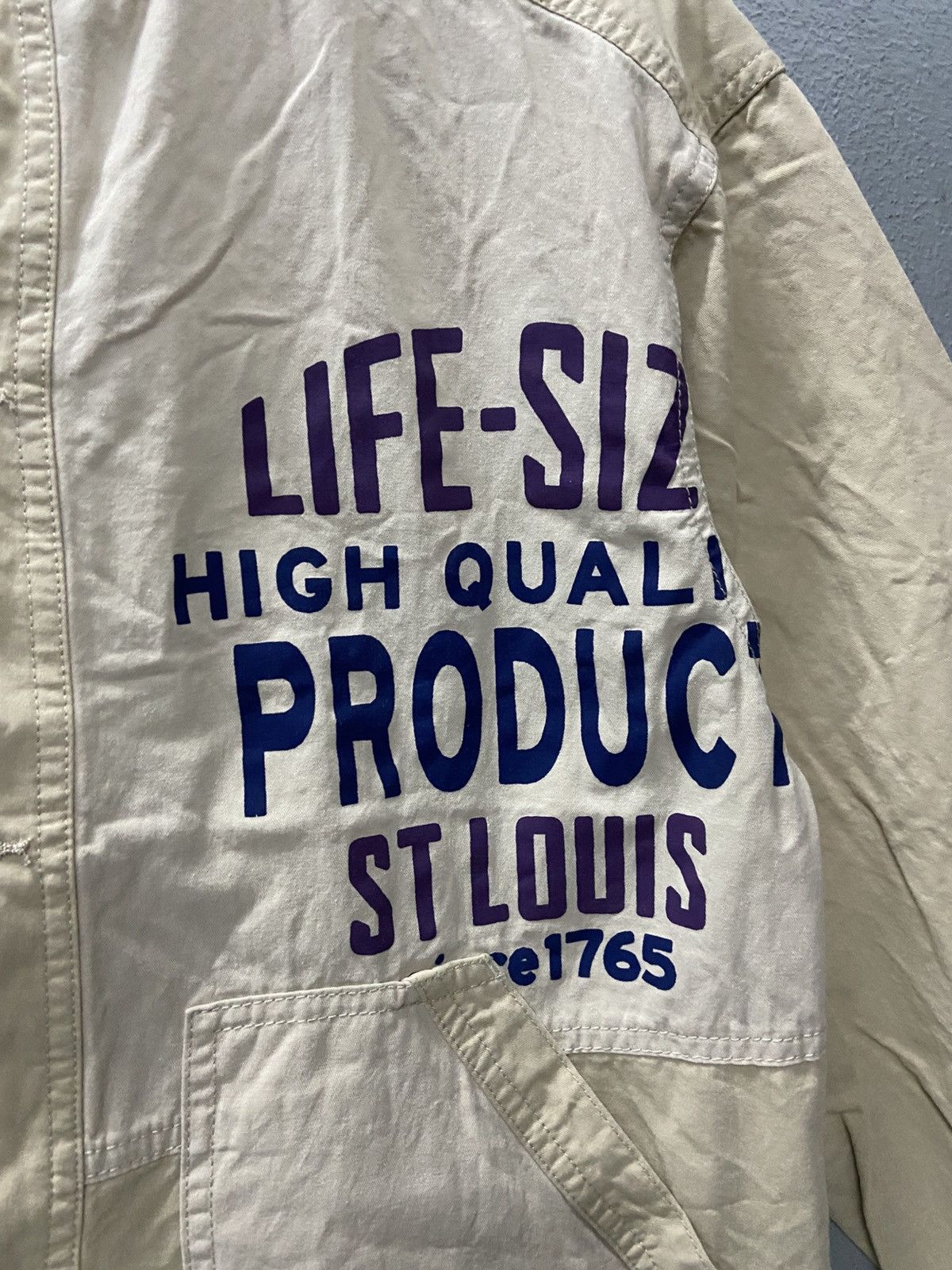 Japanese Brand CUBE SUGAR WORKWEAR PATCHWORK WORK JACKET Size US M / EU 48-50 / 2 - 3 Thumbnail
