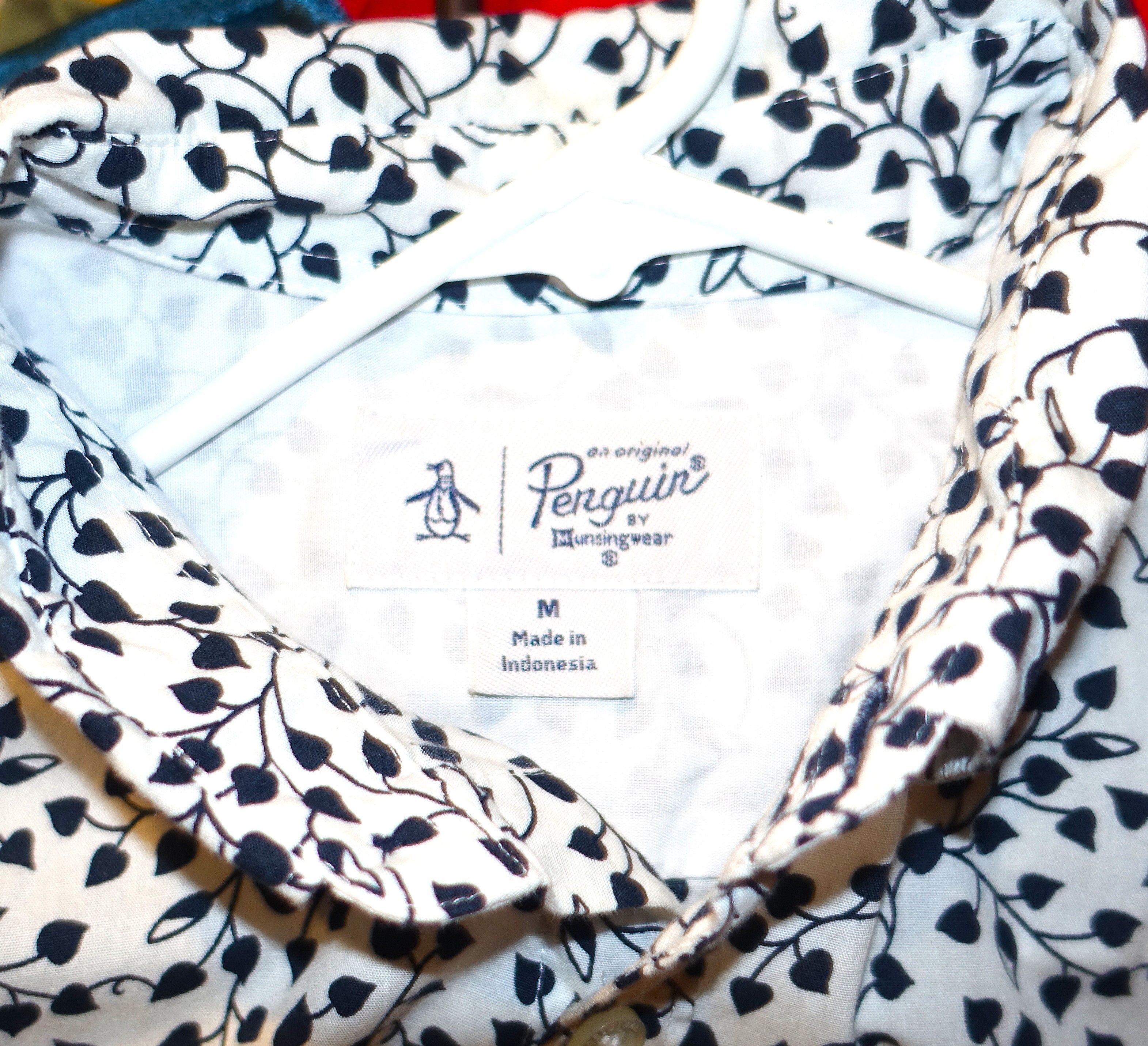 Original Penguin Original Penguin Black White Dress Shirt M Size US M / EU 48-50 / 2 - 5 Thumbnail