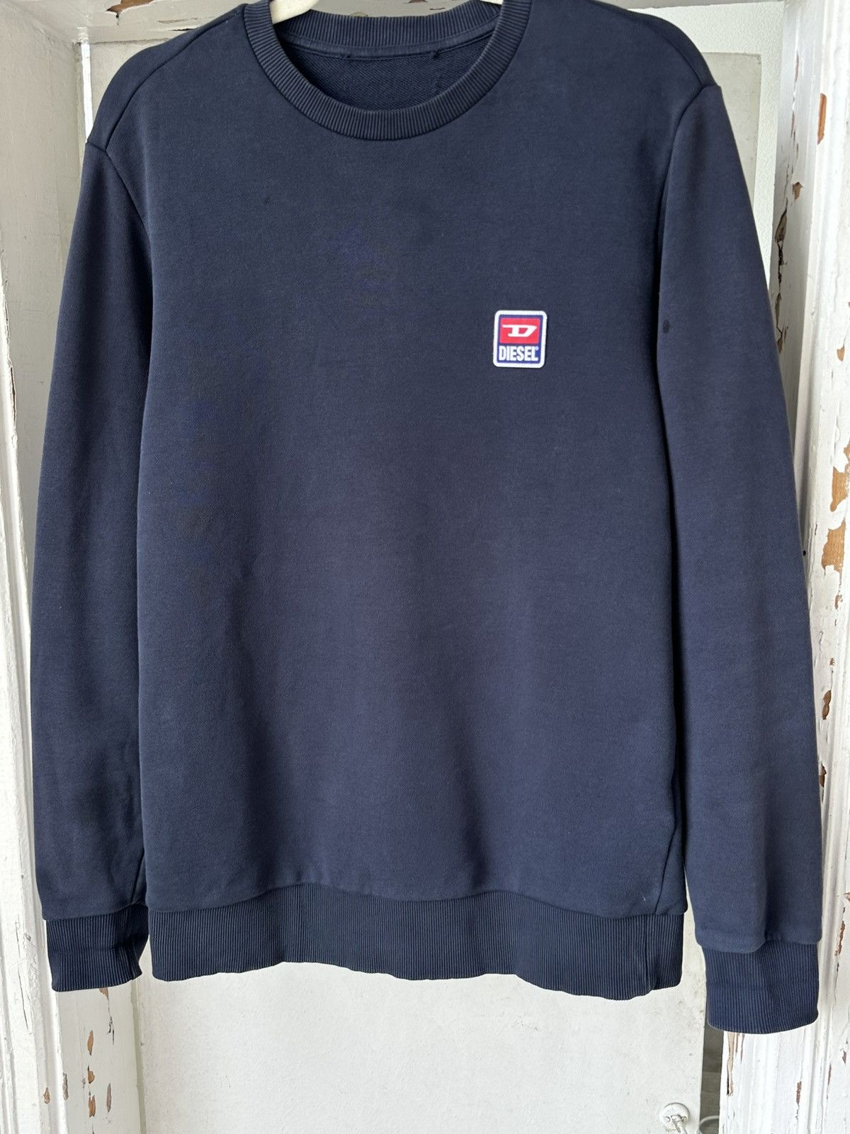 Diesel × Vintage Vintage Diesel Navy Sweatshirt Size US M / EU 48-50 / 2 - 2 Thumbnail