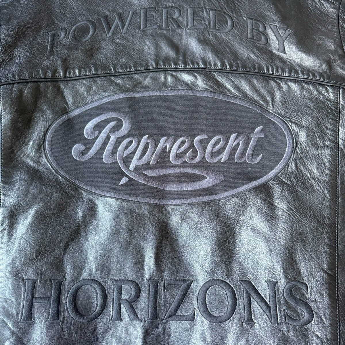 Represent Clo. Represent X Horizons Exclusive Collaboration Leather Jacket Size US L / EU 52-54 / 3 - 5 Thumbnail