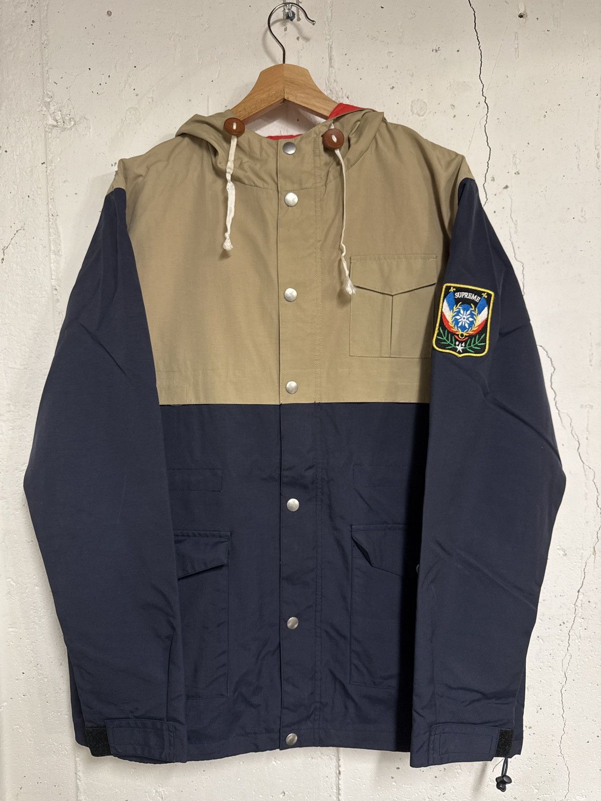 Supreme Fall/Winter 2008 Mountain Parka Khaki/Navy/Red