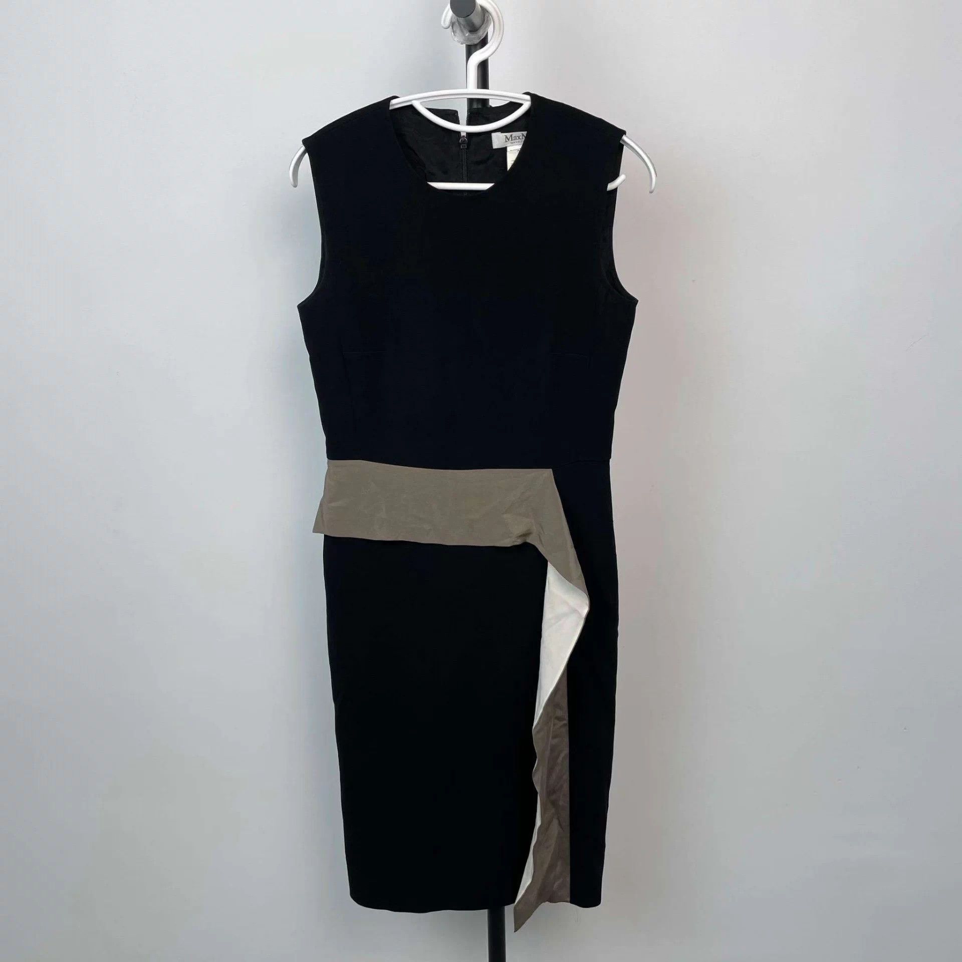 Max Mara Maxmara black blend dress 165/88A Size M / US 6-8 / IT 42-44 - 1 Thumbnail