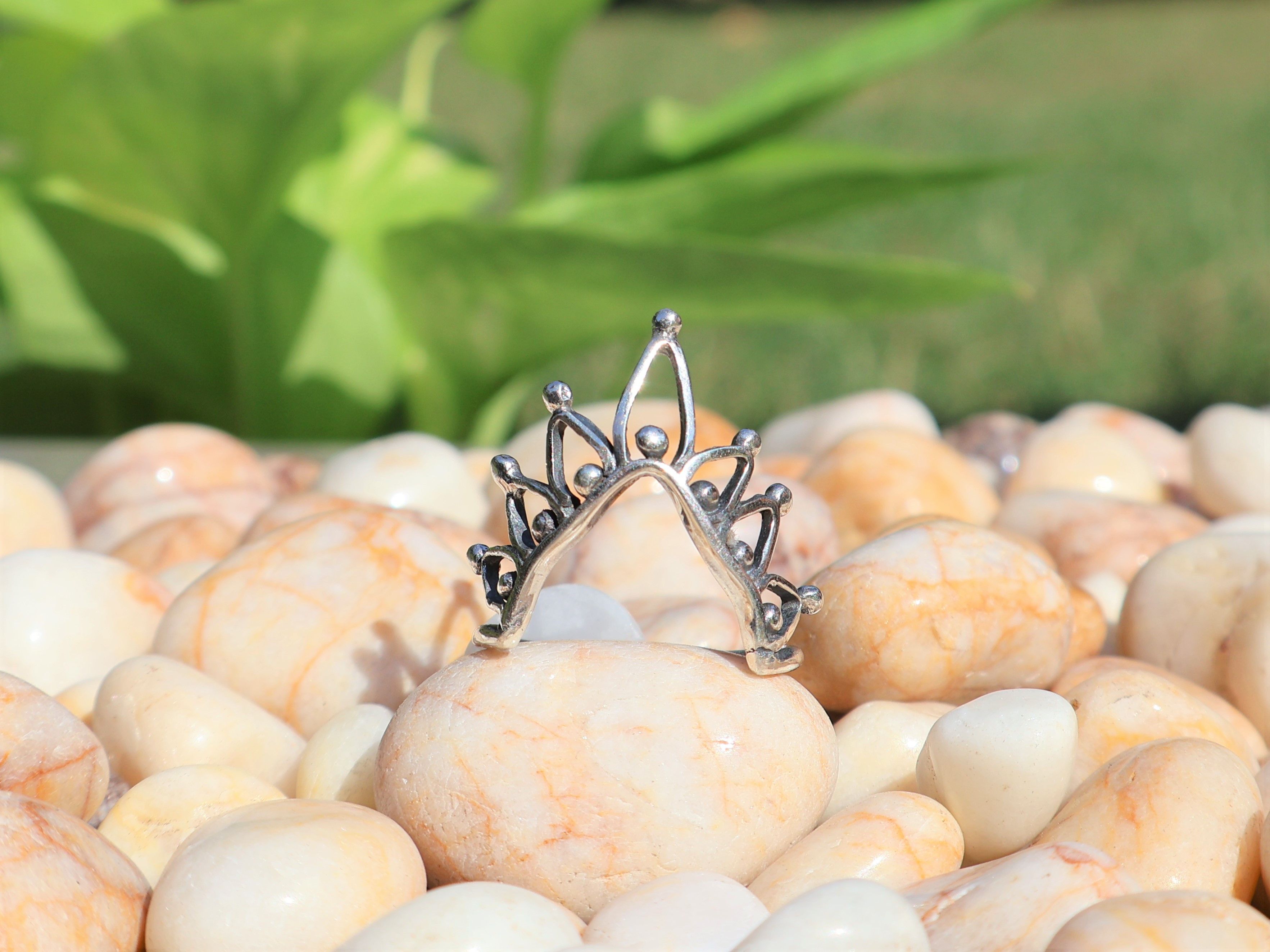 Handmade Crown Queen Ring, 925 Sterling Silver Ring, Handmade Ring, Size ONE SIZE - 2 Thumbnail