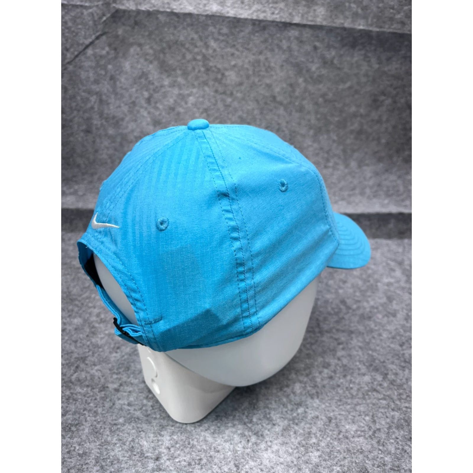 Nike Nike Hat Cap Strap Back Adult Blue Swoosh Logo Legacy91 Dri-Fit 100% Polyester Cap Nike Bal(ance) - adjust to allowed words. Size ONE SIZE - 7 Thumbnail