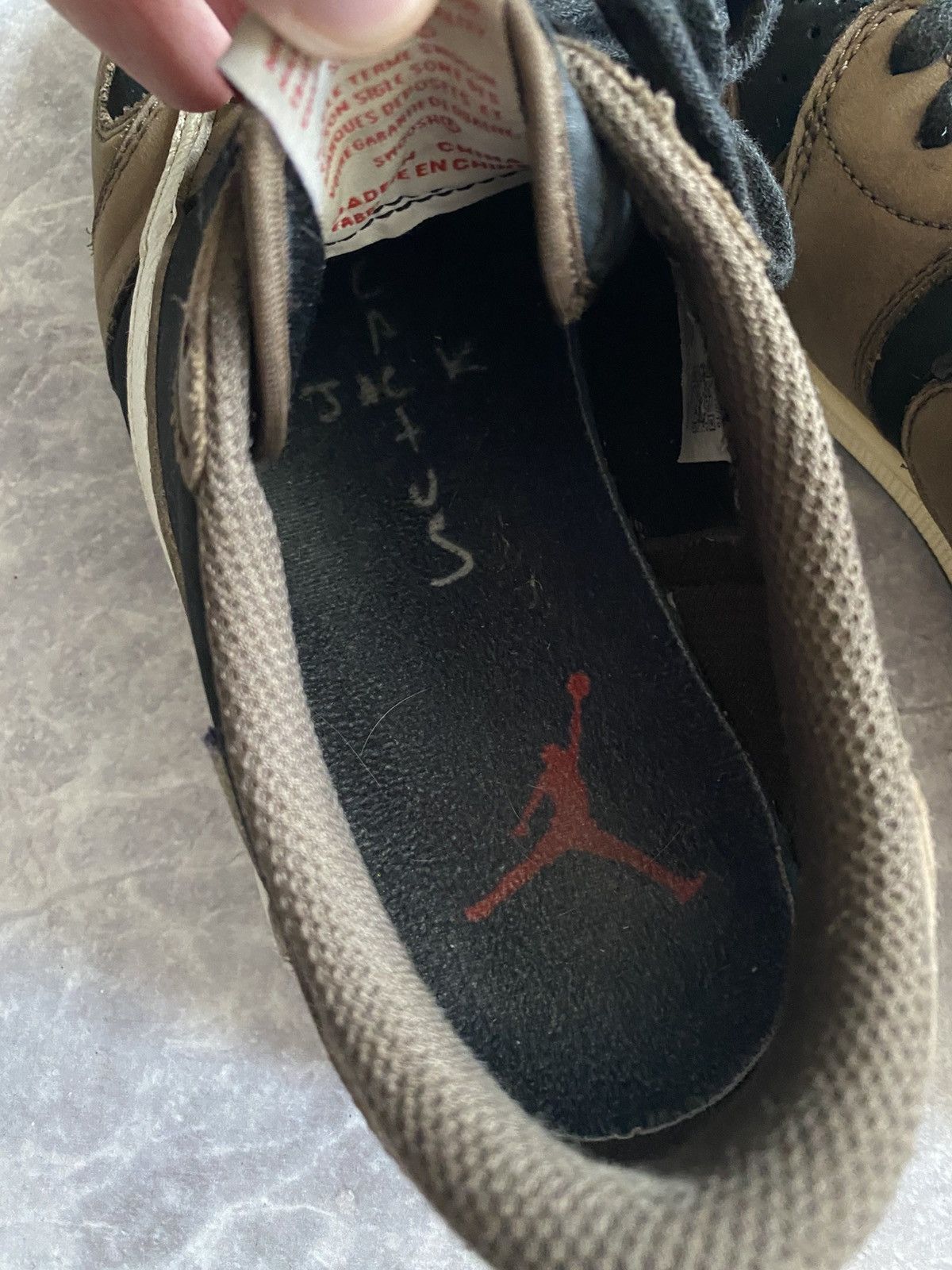 Nike × Travis Scott Nike Air Jordan 1 Low x Travis Scott “Mocha” shoes US9.5 Size US 9.5 / EU 42-43 - 12 Thumbnail
