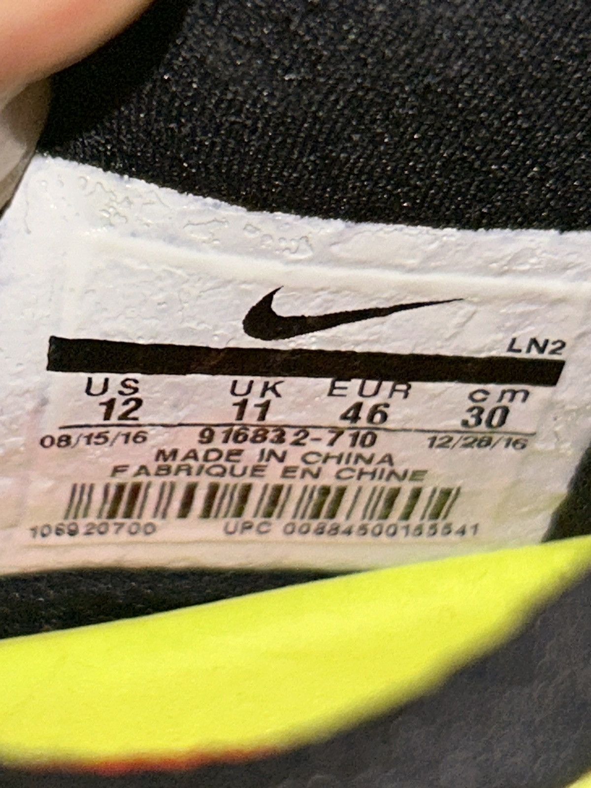 Nike Nike Kobe A.D. NXT 'Volt' 916832-710 size 12 Size US 12 / EU 45 - 10 Thumbnail