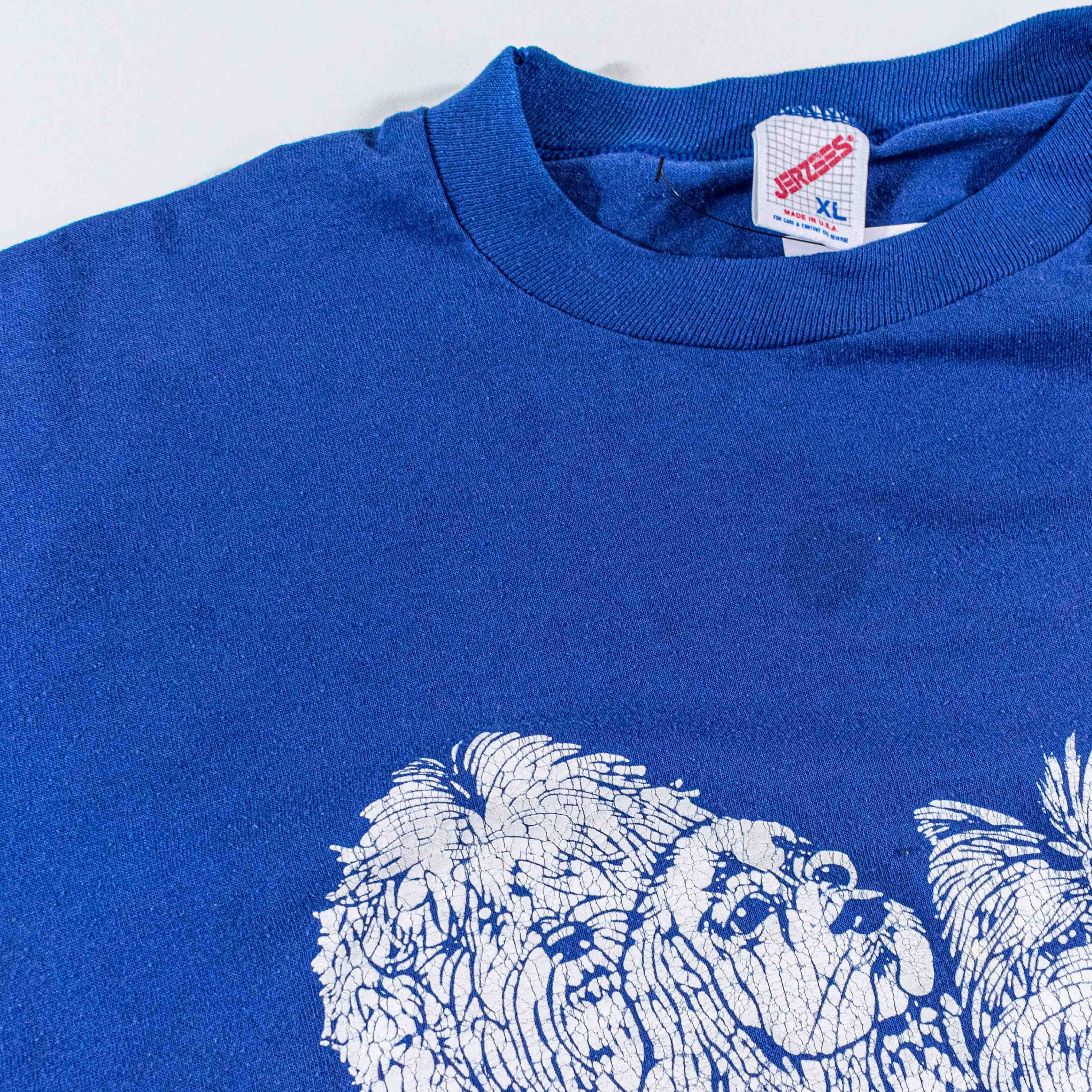 Vintage Dogs T-Shirt Linda Lori Heads & Tails 90s Graphic Art Size US L / EU 52-54 / 3 - 8 Thumbnail