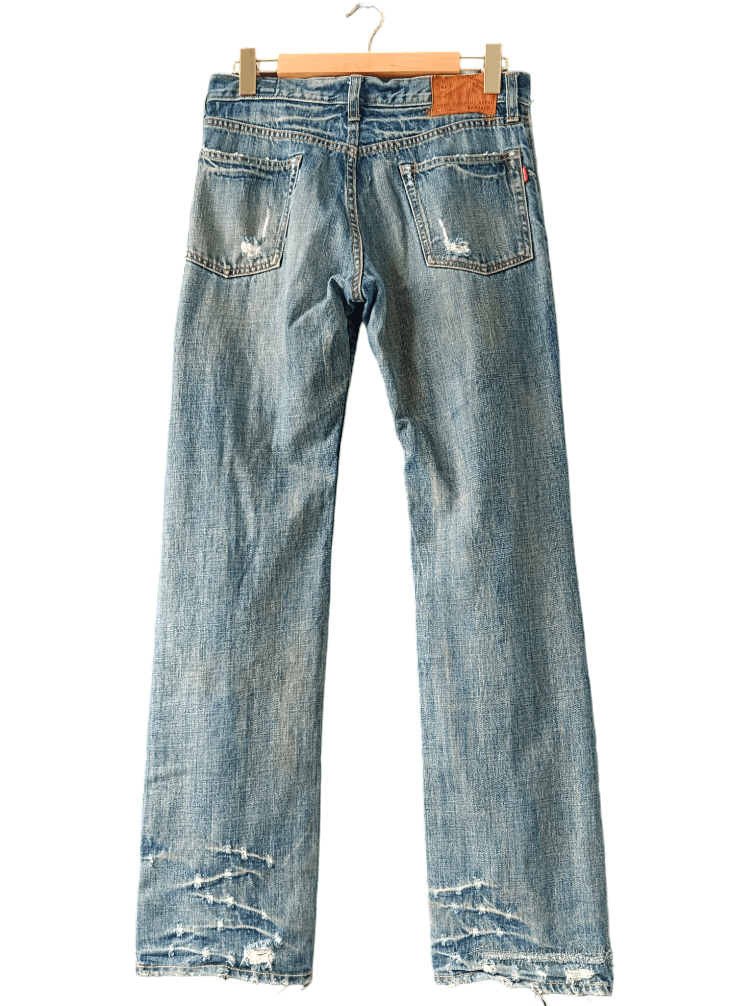 If Six Was Nine × Japanese Brand × Tornado Mart Bartack Seditionaries Distress Denim Size US 31 - 2 Thumbnail