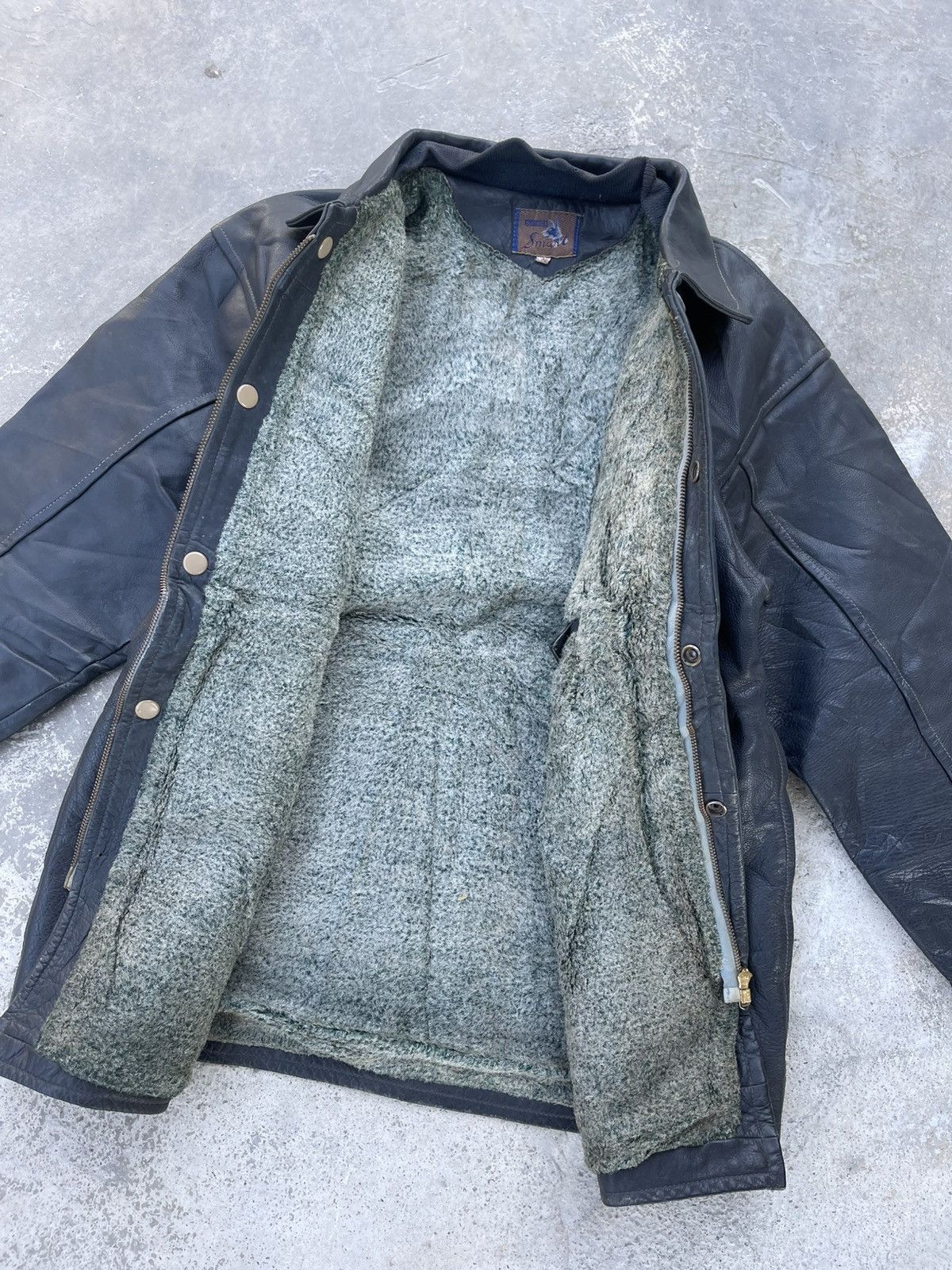 Genuine Leather × Japanese Brand 🔥Vintage 80s Superior Smart Genuine Leather Jacket Size US M / EU 48-50 / 2 - 10 Thumbnail