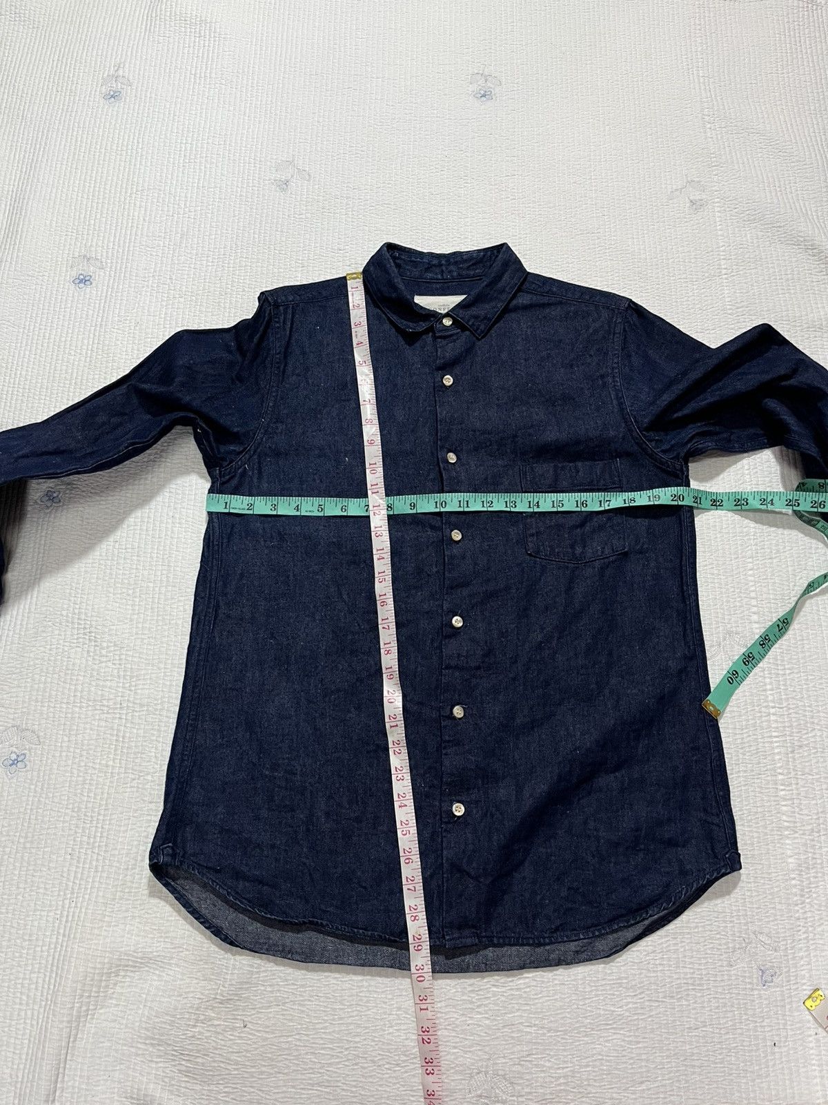 CONFECT × Designer × Japanese Brand BEAMS JAPANESE BRAND DENIM LONG SLEEVES SHIRT Size US M / EU 48-50 / 2 - 8 Thumbnail