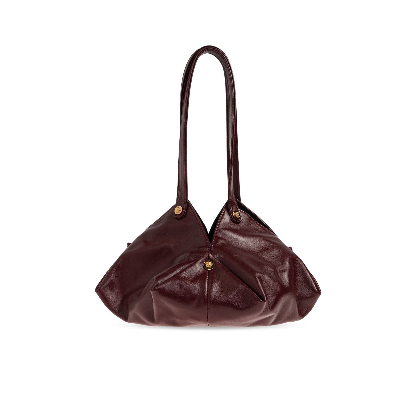 Versace VERSACE Protea Burgundy Leather Shoulder Bag New & Authentic Size ONE SIZE - 2 Thumbnail