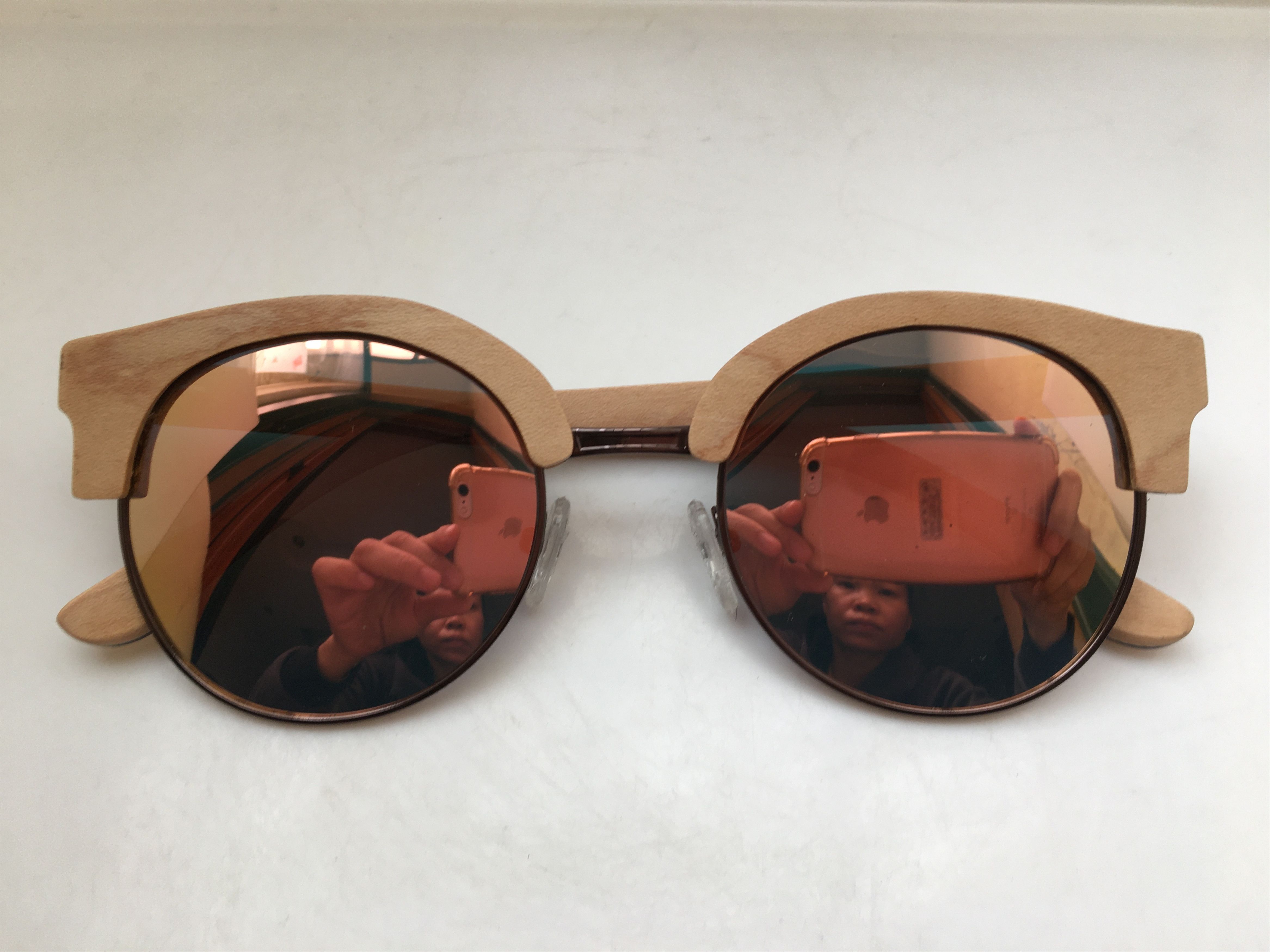 Other Mod Malcolm X Genuine Wood Sunglasses Frame Size ONE SIZE - 5 Thumbnail