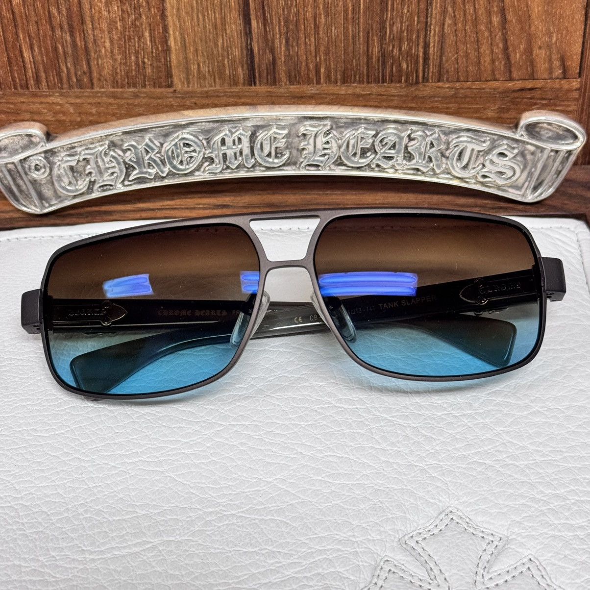 Chrome Hearts Chrome Hearts Tank Slapper 1/1 ‘Murky Waters’ Sunglasses Size ONE SIZE - 1 Thumbnail