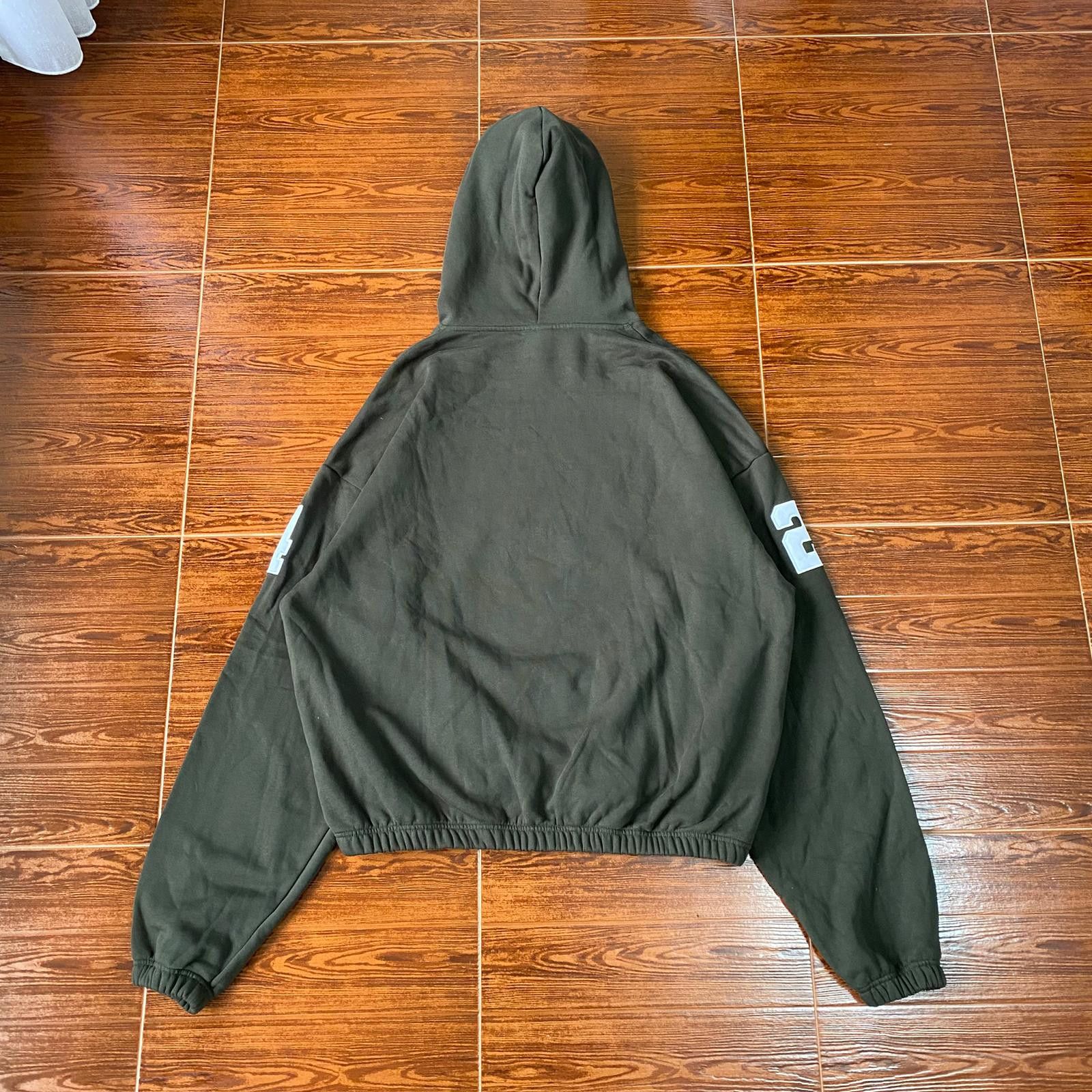 Umbro x Slam Jam Dark Olive Manchester Logo Masked Hoodie Size US XL / EU 56 / 4 - 12 Thumbnail