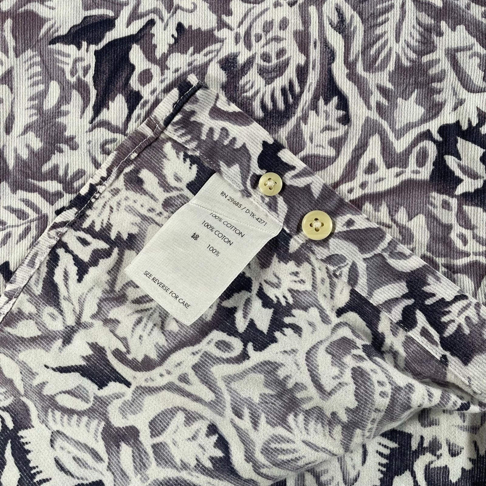 Pendleton Pendleton White Button Down Corduroy Floral Hawaiian Large Size US L / EU 52-54 / 3 - 5 Thumbnail