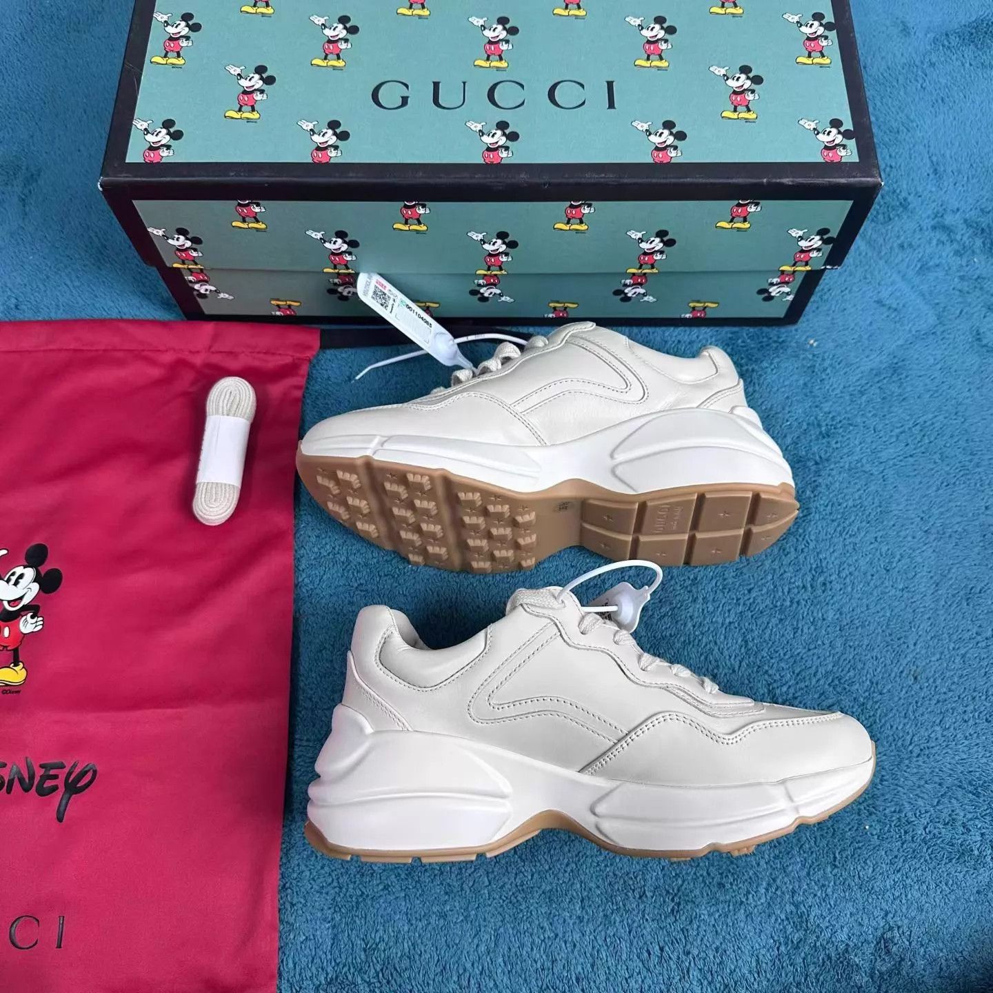 Gucci Gucci Rhyton x Mickey Mouse Women's EU 35.5 Sneakers Size US 5 / IT 35 - 3 Thumbnail