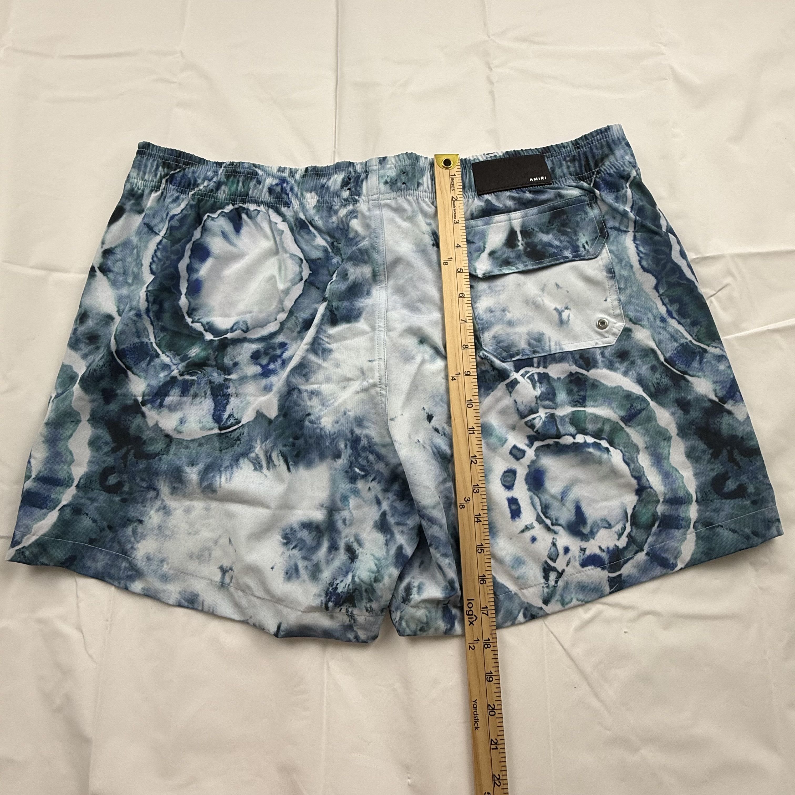 Amiri Amiri Zig Zag Swim Trunks Black Mens Large Size US 44 / EU 60 - 11 Thumbnail
