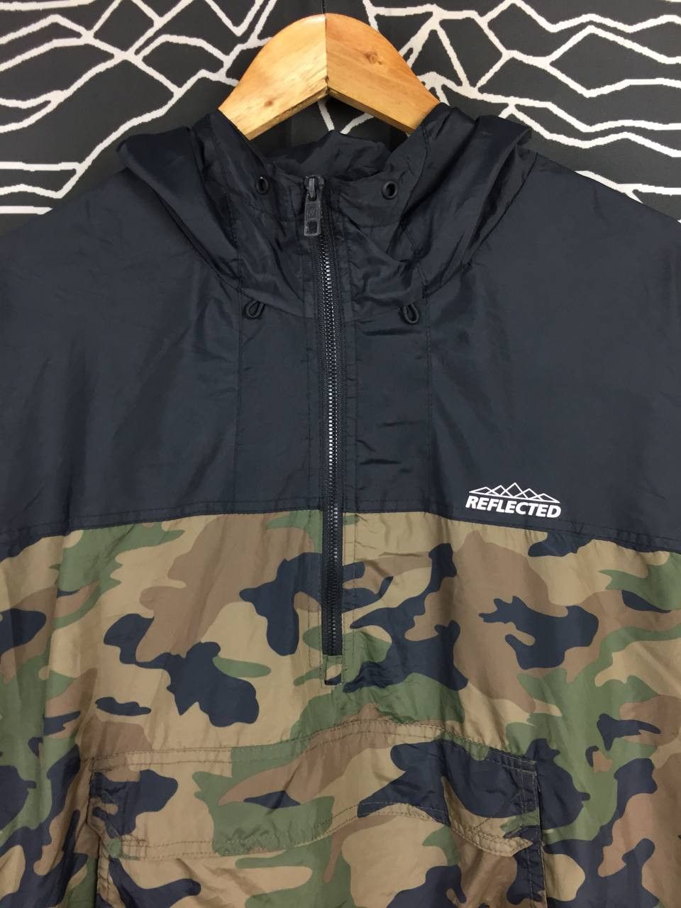 Bershka Bershka Reflected Camo Anorak Windbreaker Jacket Size US M / EU 48-50 / 2 - 4 Thumbnail
