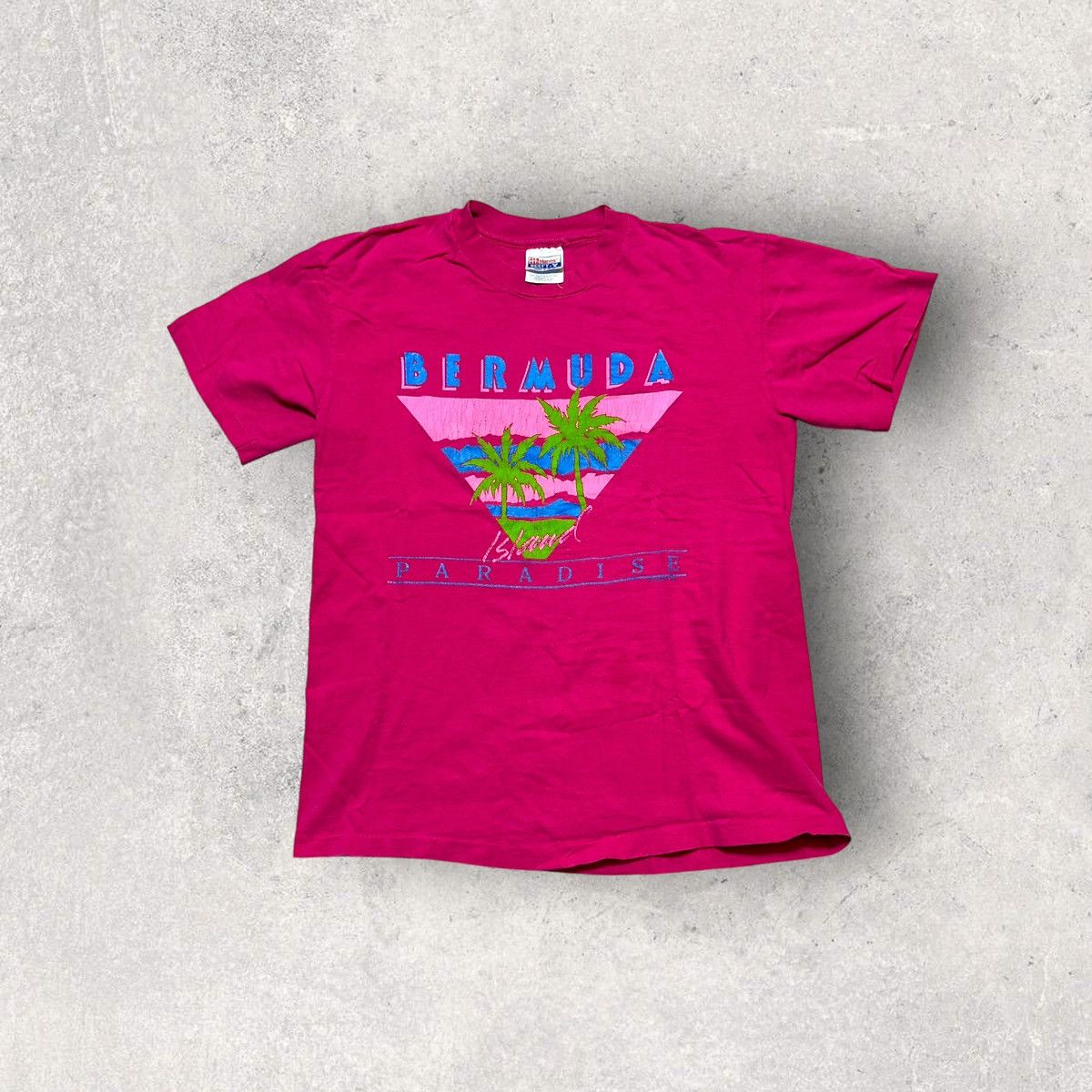 Hanes × Vintage Vintage Bermuda tee Size US M / EU 48-50 / 2 - 1 Thumbnail
