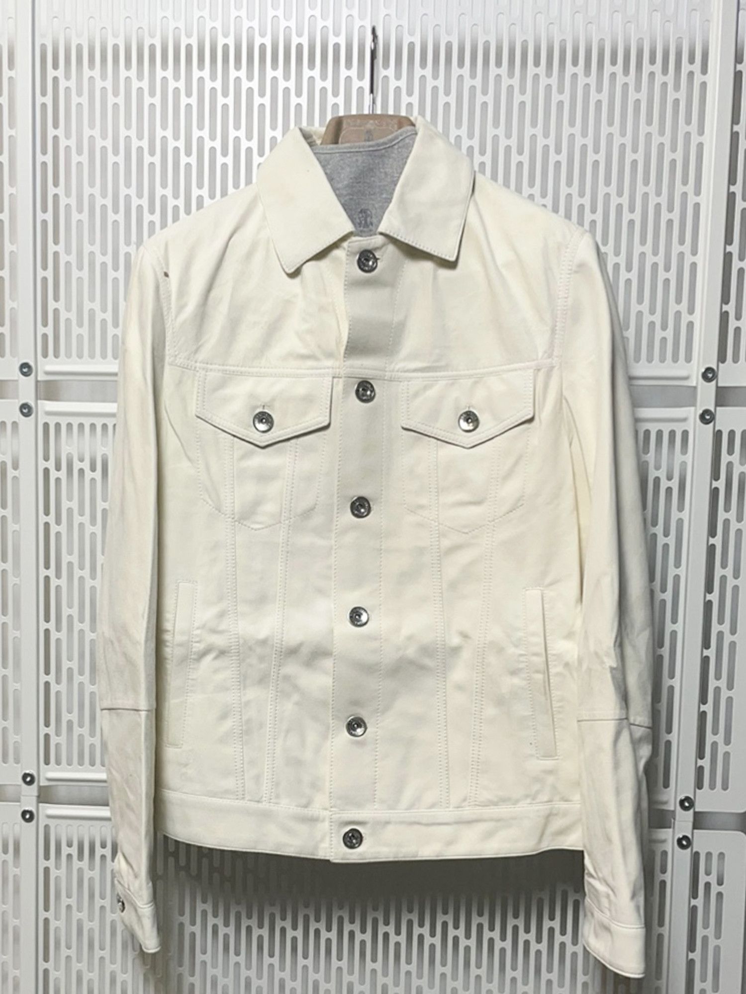 Brunello Cucinelli BRUNELLO CUCINELLI Mens Buttoned Straight Hem Jacket Size US M / EU 48-50 / 2 - 1 Thumbnail