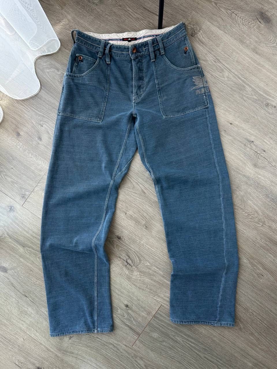 Japanese Brand × Vintage Vintage Japanese Red Ear Blue Faded Mens Pants Size US 32 / EU 48 - 3 Thumbnail