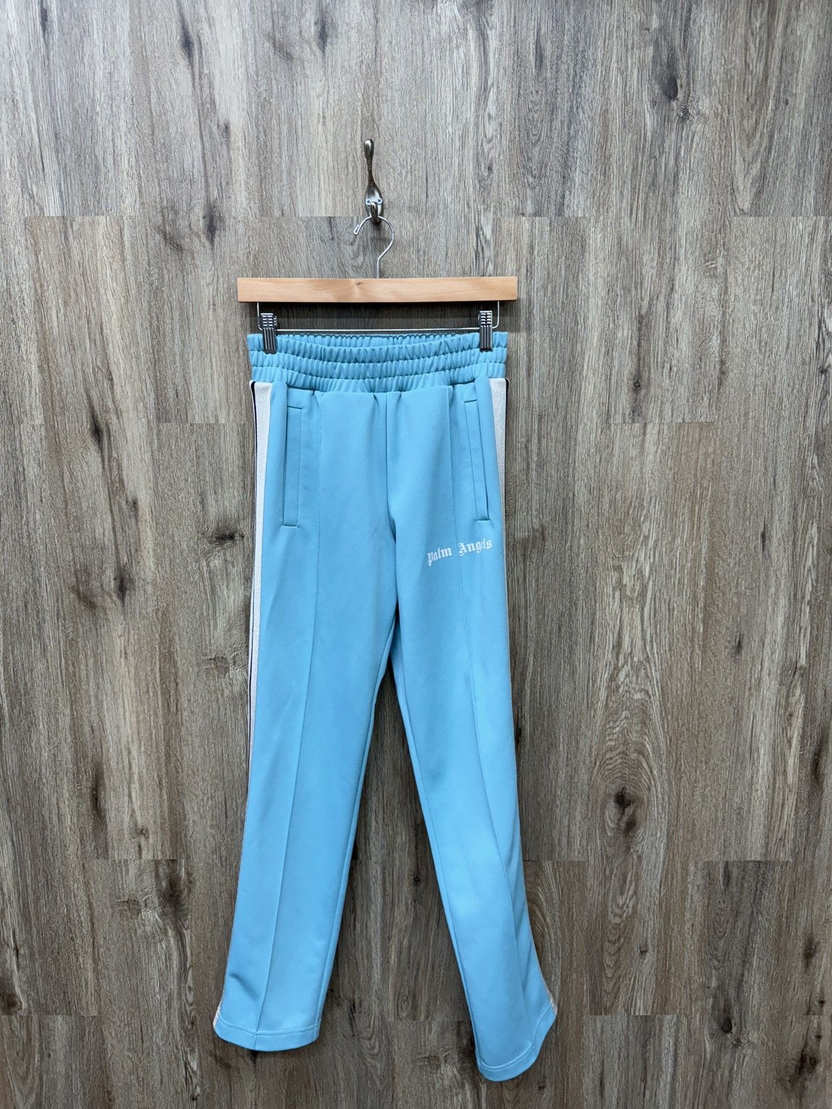 Palm Angels Baby Blue Sweatpants