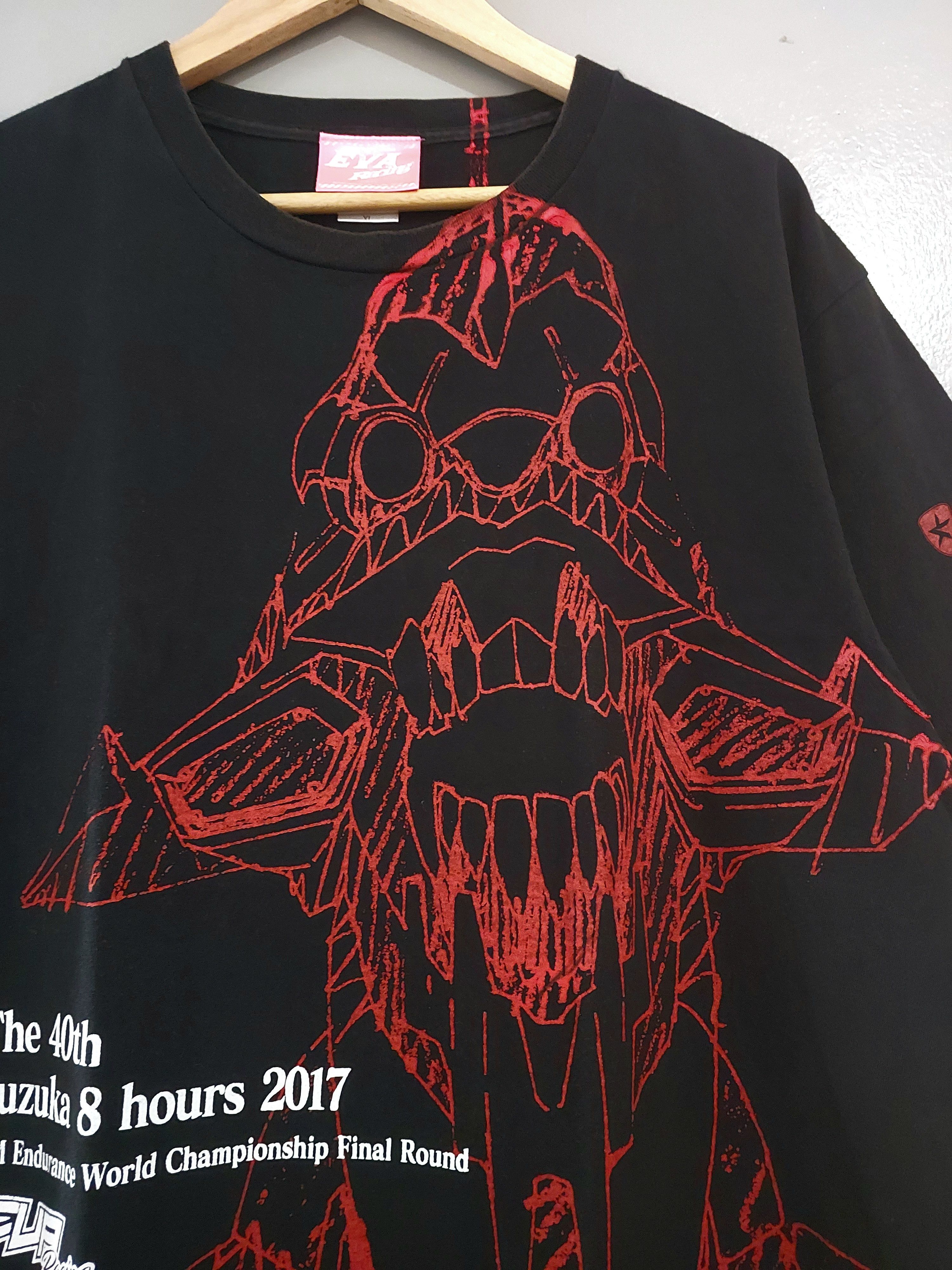 Anime NEON GENESIS EVANGELION ANIME EVA RACING 2017 TSHIRT Size US XL / EU 56 / 4 - 6 Thumbnail
