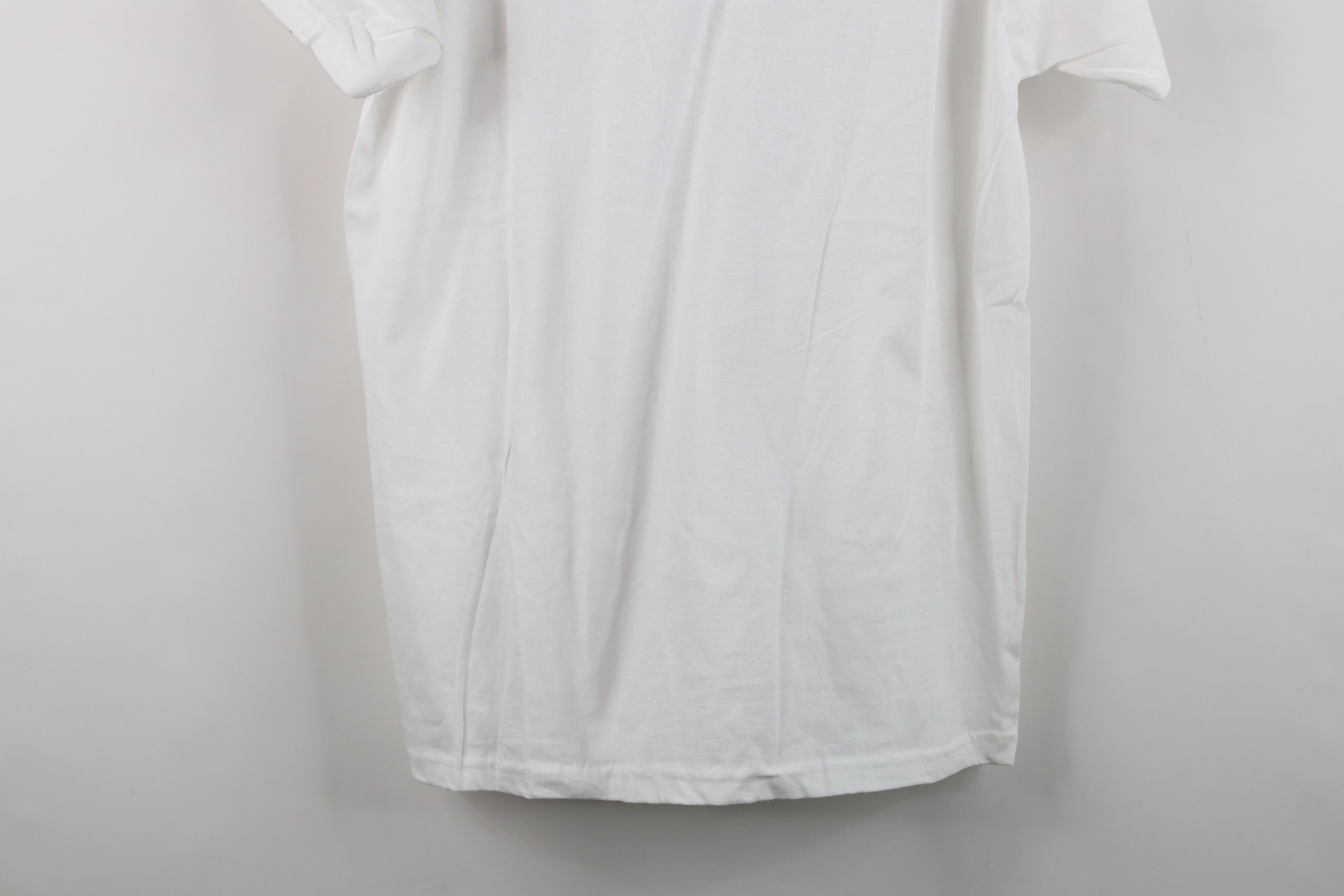 Vintage Vintage 90s Streetwear Cotton Short Sleeve T-Shirt White Size US L / EU 52-54 / 3 - 14 Thumbnail