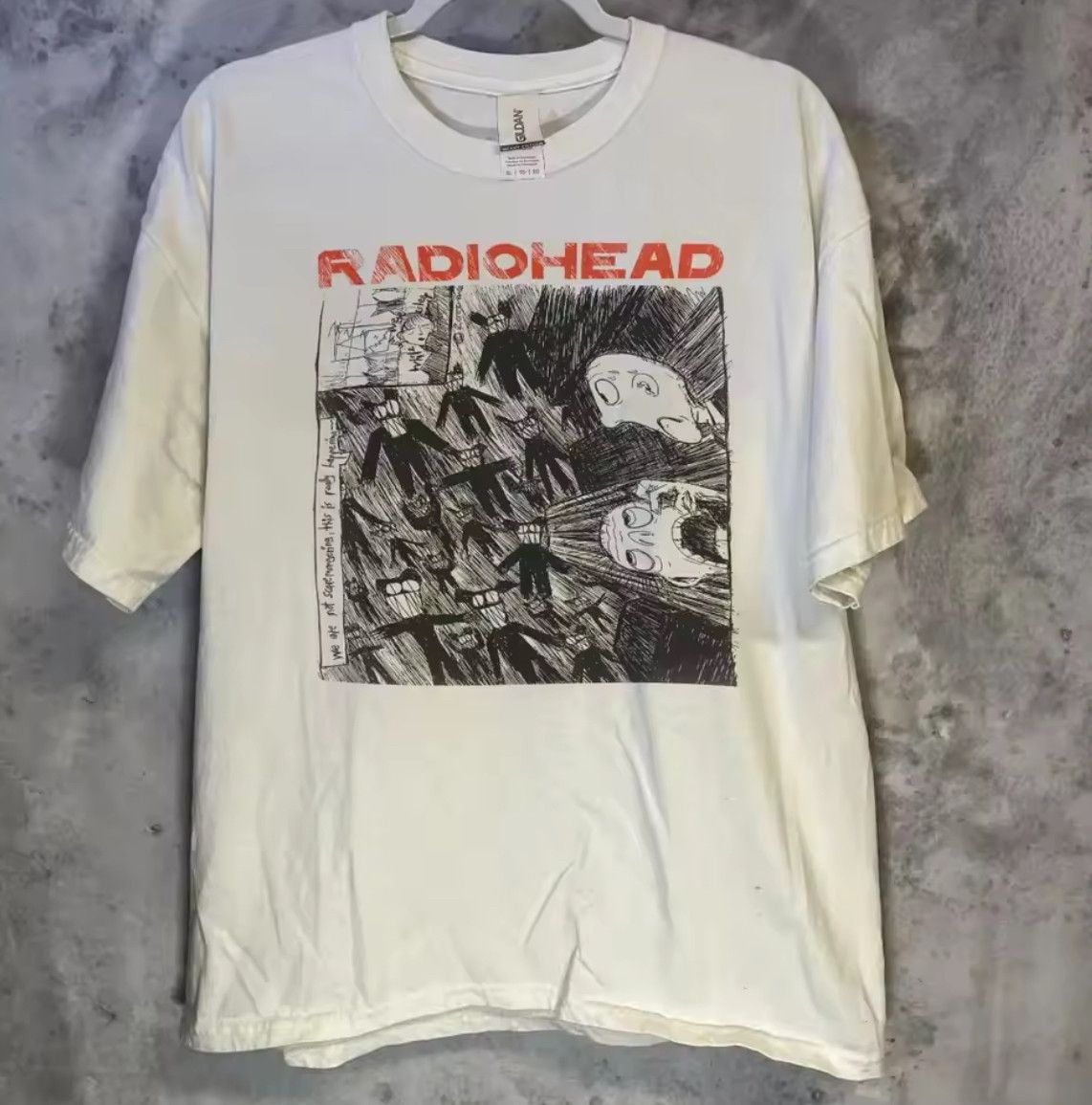 Japanese Brand Streetwear Radiohead The Bend Album Graphic White T-Shirt Size US L / EU 52-54 / 3 - 3 Thumbnail
